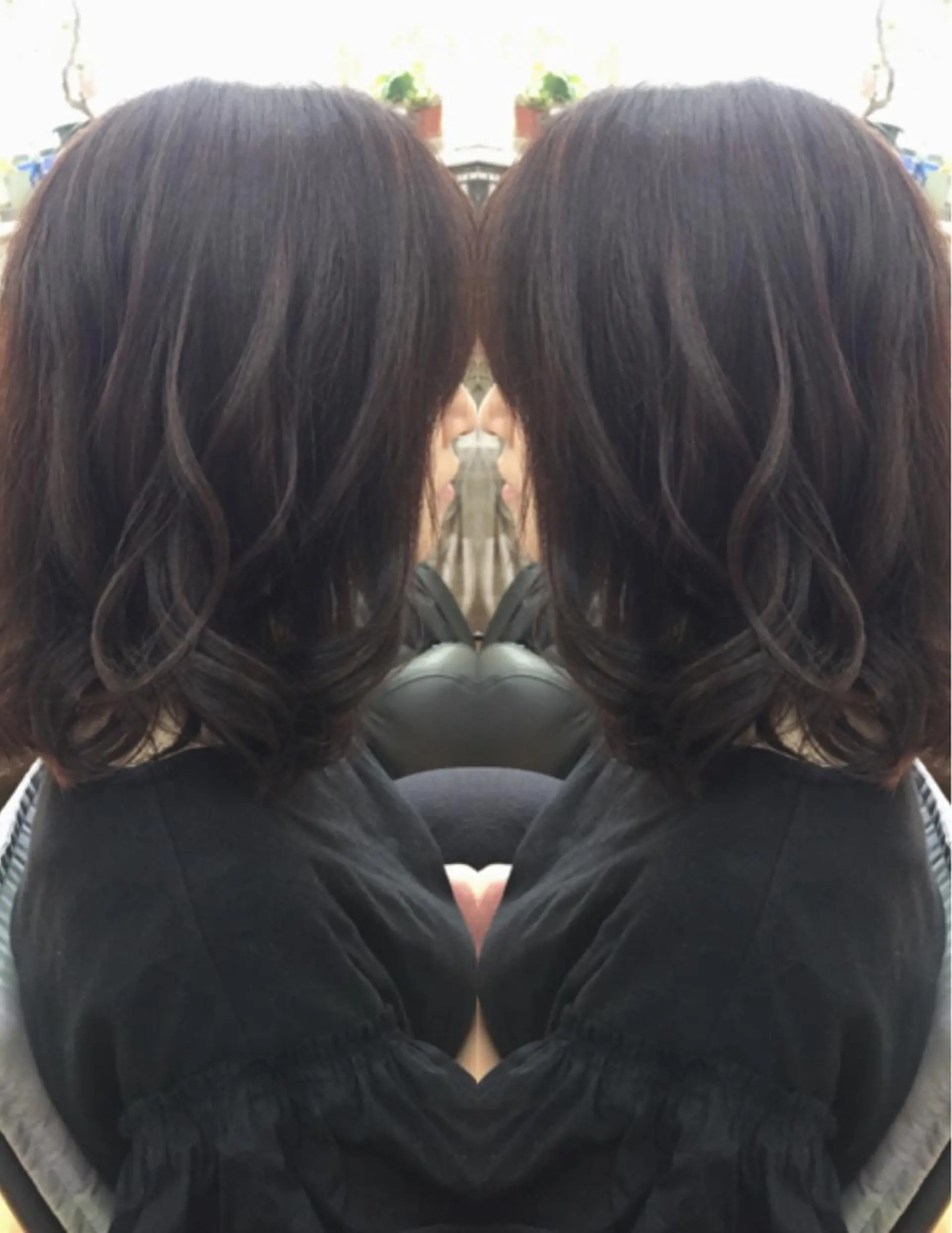 ミディアム カラー パーマ アッシュ ピンクカラー ピンクアッシュ カット ヘアカラー トリートメント 三輪 太一のヘアスタイル