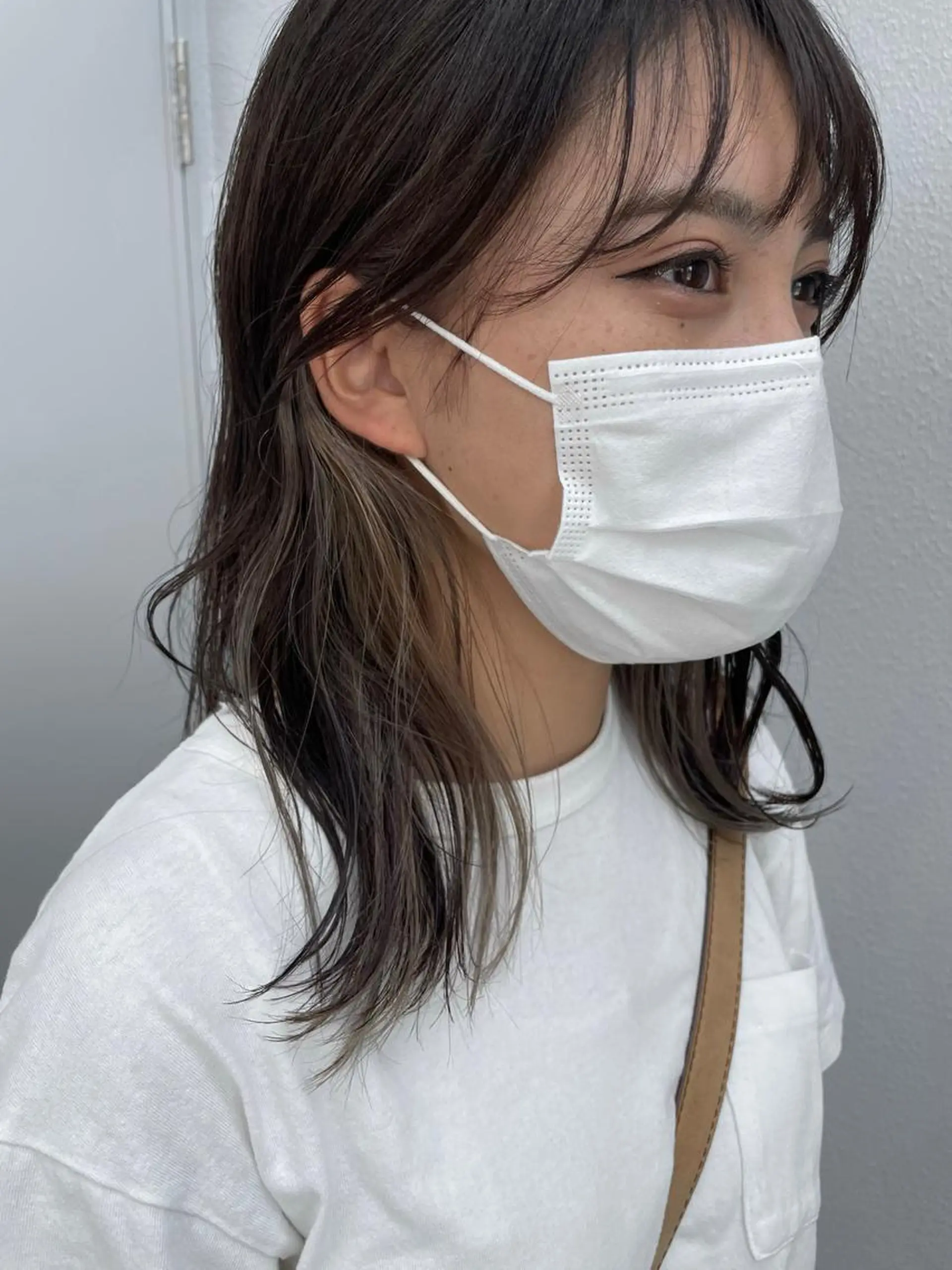 ミディアム 切りっぱなしボブ ショートボブ ミディアムパーマ ミストバング ボブ C’LD hair  produce /シールドヘア所属・モテ髪/ボブ/ショー ト/アダチフウトのヘアスタイル