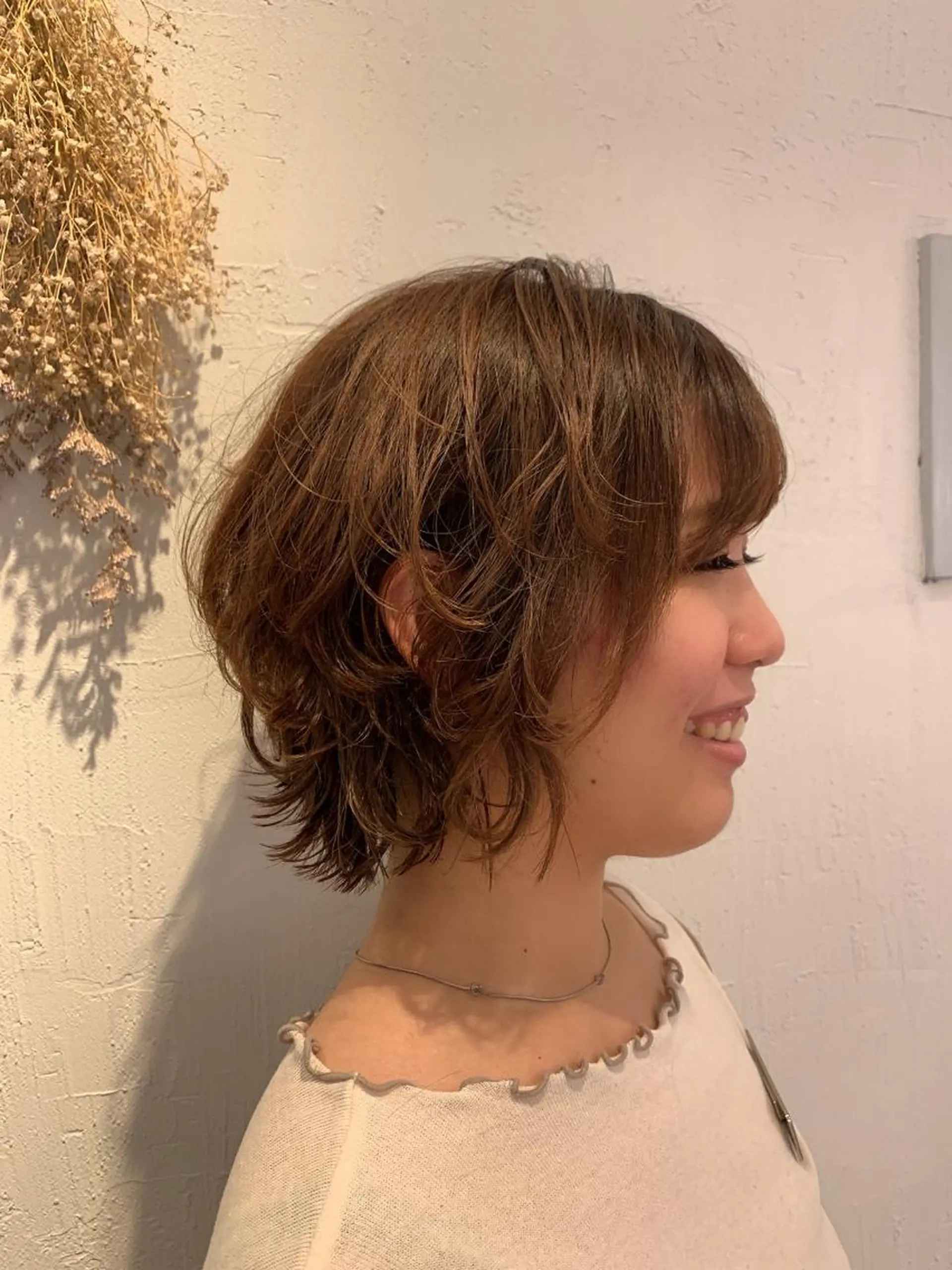 ショート ボブ レイヤーカット kuschel モリオカのヘアスタイル