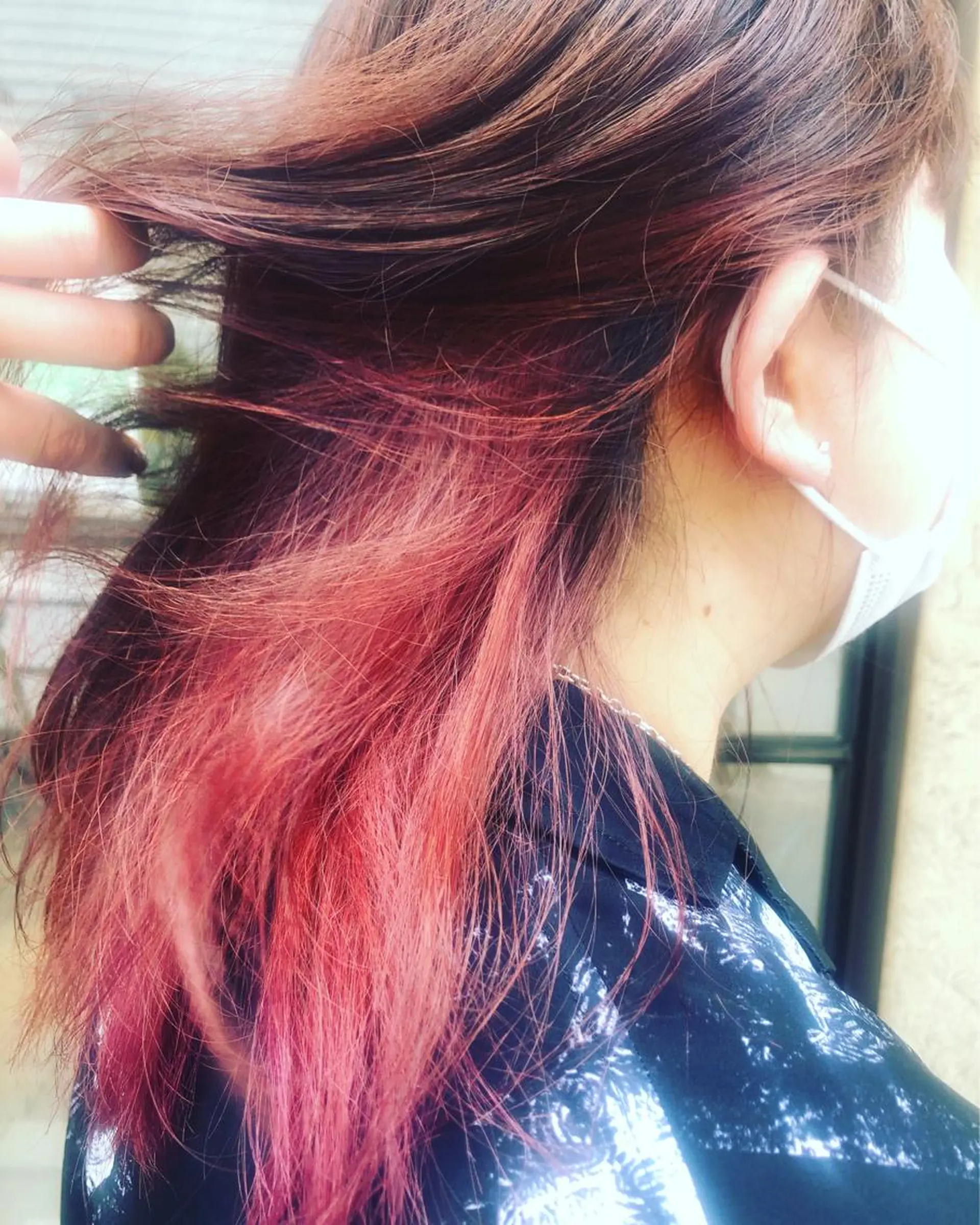 セミロング メンズパーマ、カラー 大募集村上莉奈のヘアスタイル