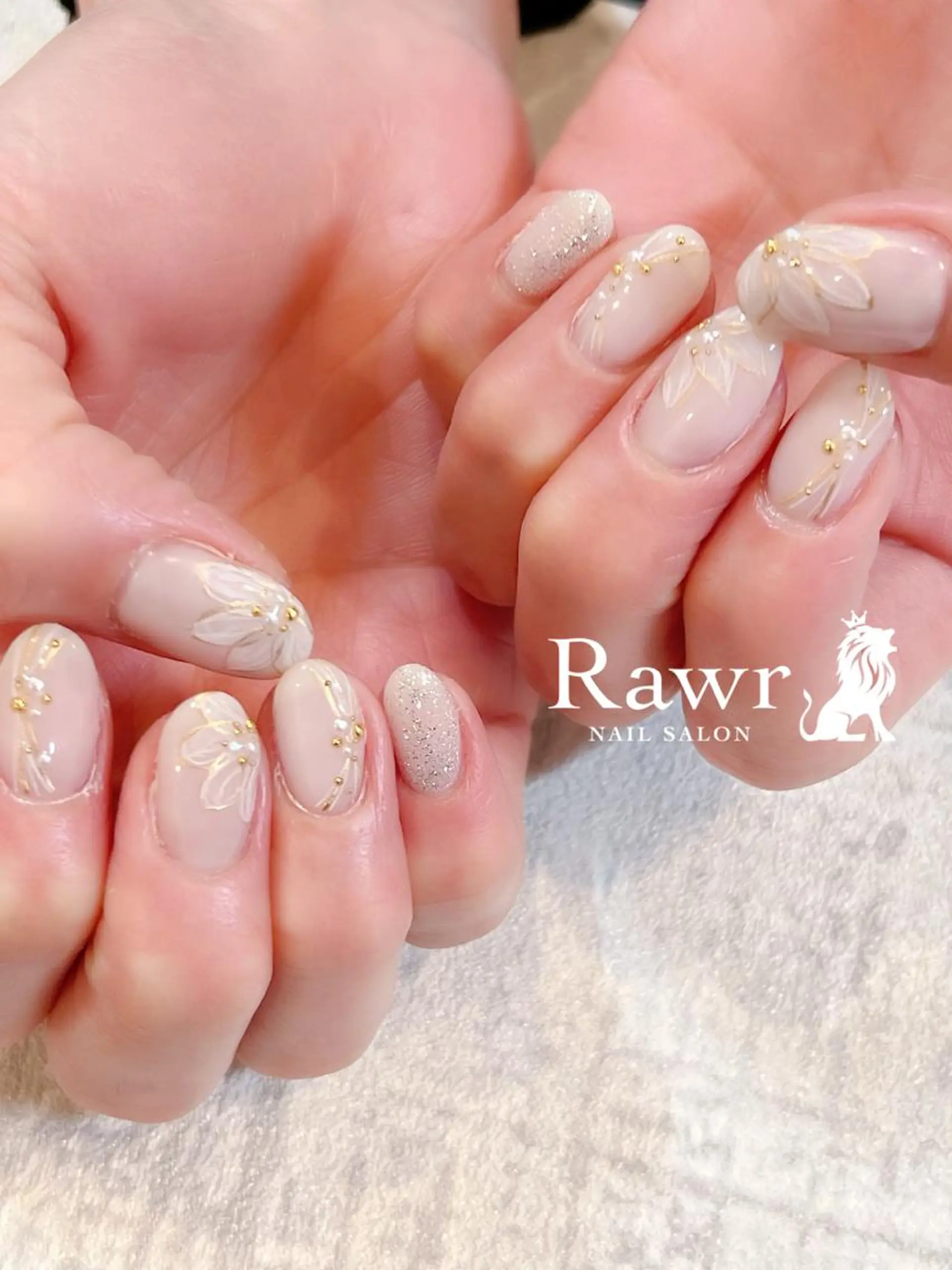 ネイル ハンドネイル Rawr / saoriのネイルデザイン