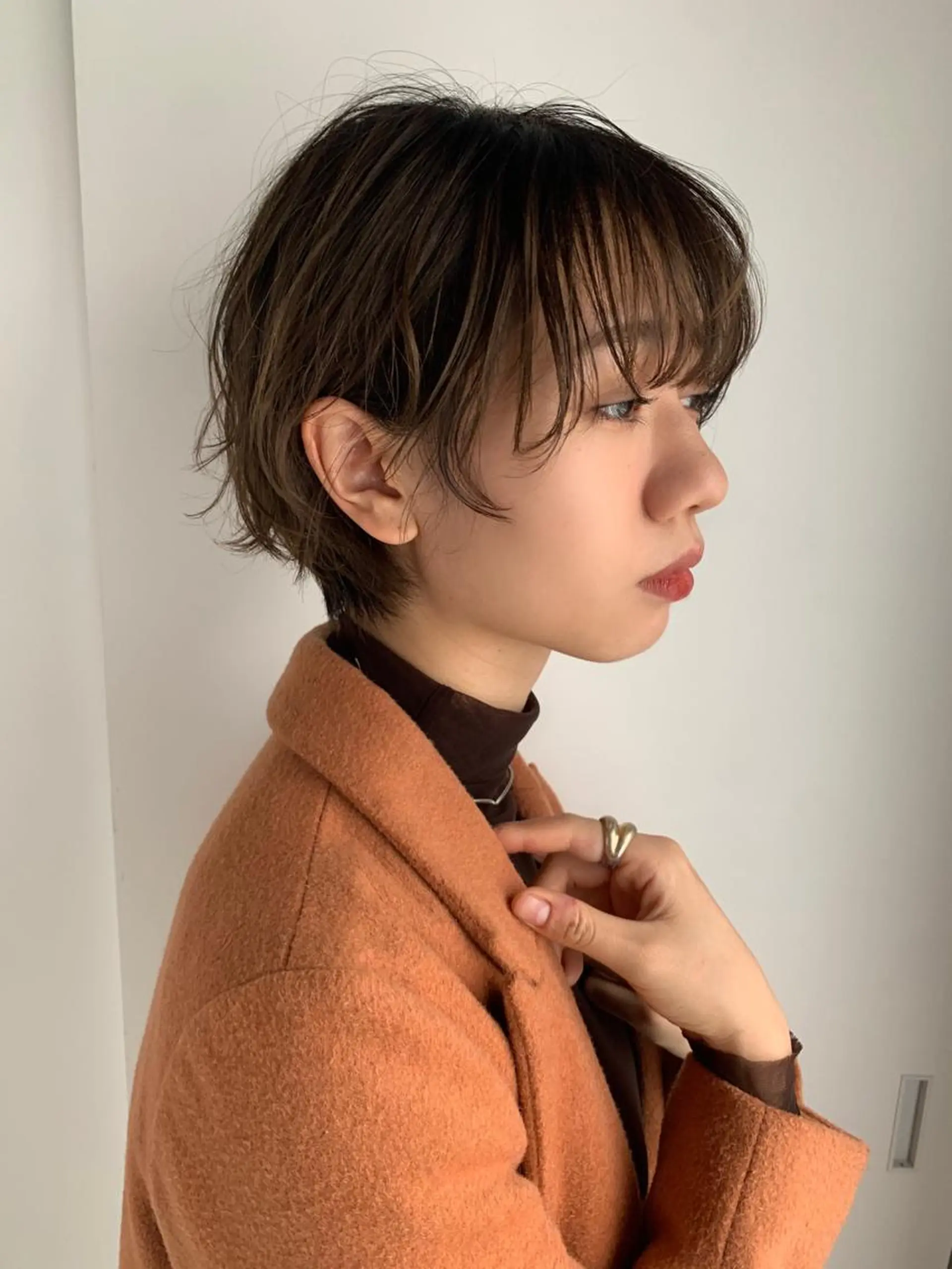 ショート カラー パーマ ヘアアレンジ メンズ キッズ ネイル マツエク・マツパ マッシュ ショートヘア カジュアル ショートネイル カット ヘアカラー トリートメント ウルフレイヤーカット /チヒロのヘアスタイル