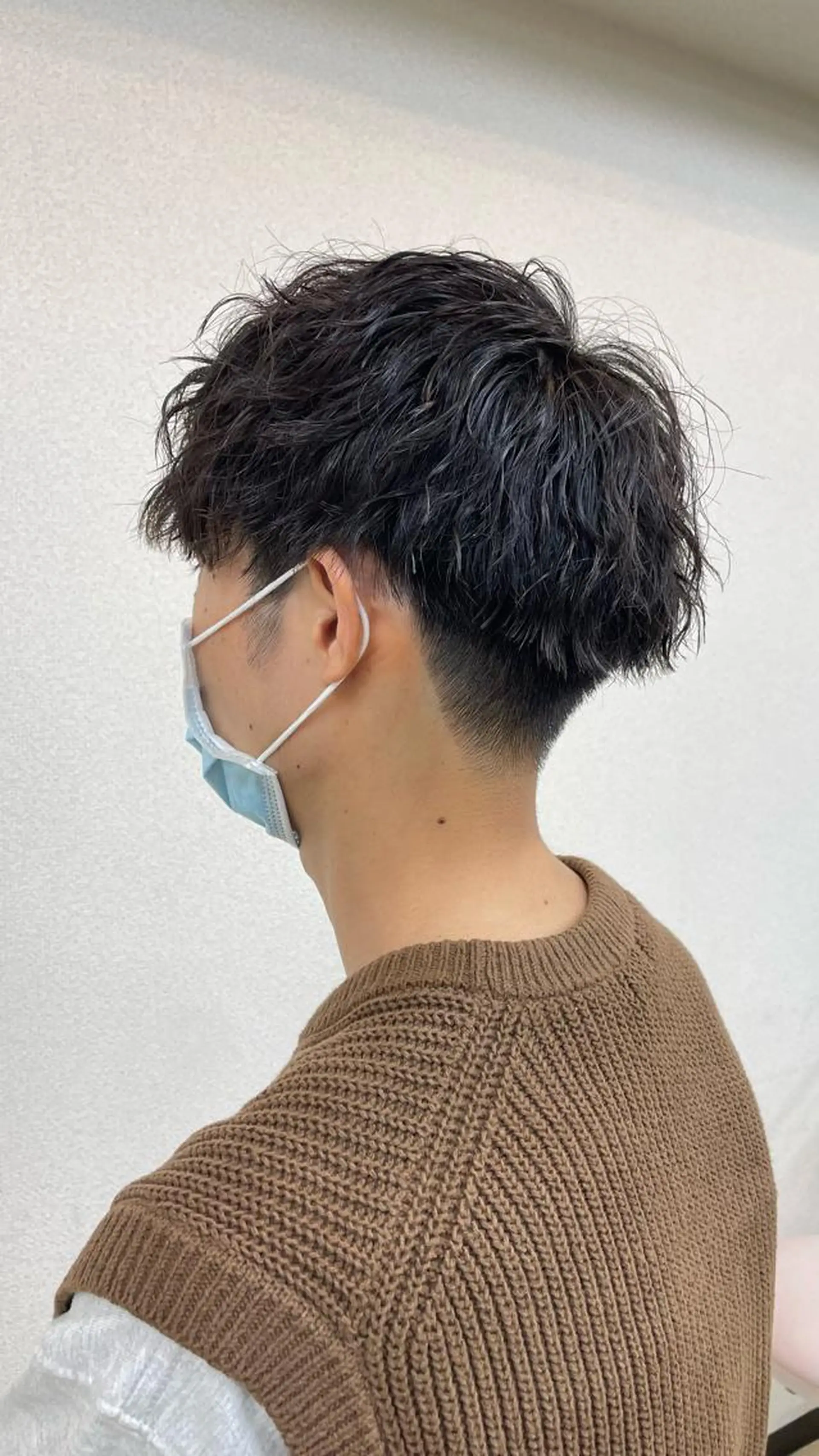 パーマ メンズ もりたみかこ 美容師お休み中のヘアスタイル