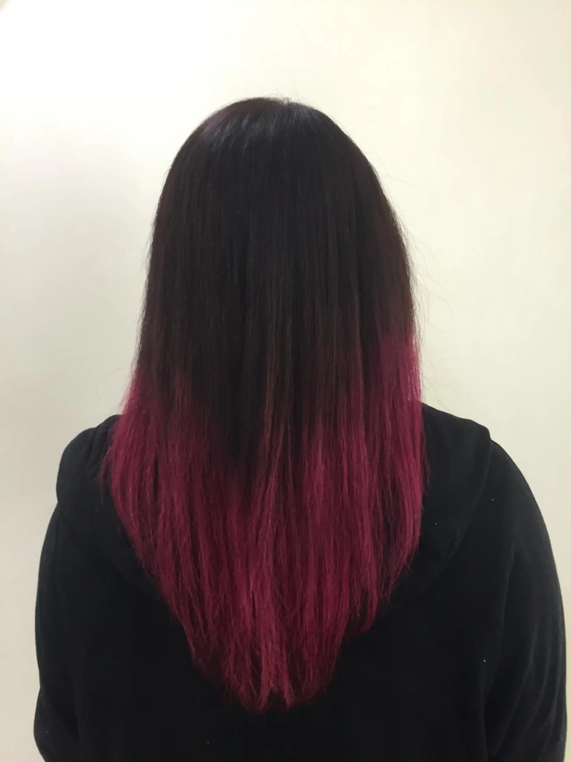 ミディアム セミロング カラー グラデーションカラー ピンクカラー ﾊｲﾄｰﾝ/ｼｮｰﾄ 村上淳乃🐥のヘアスタイル