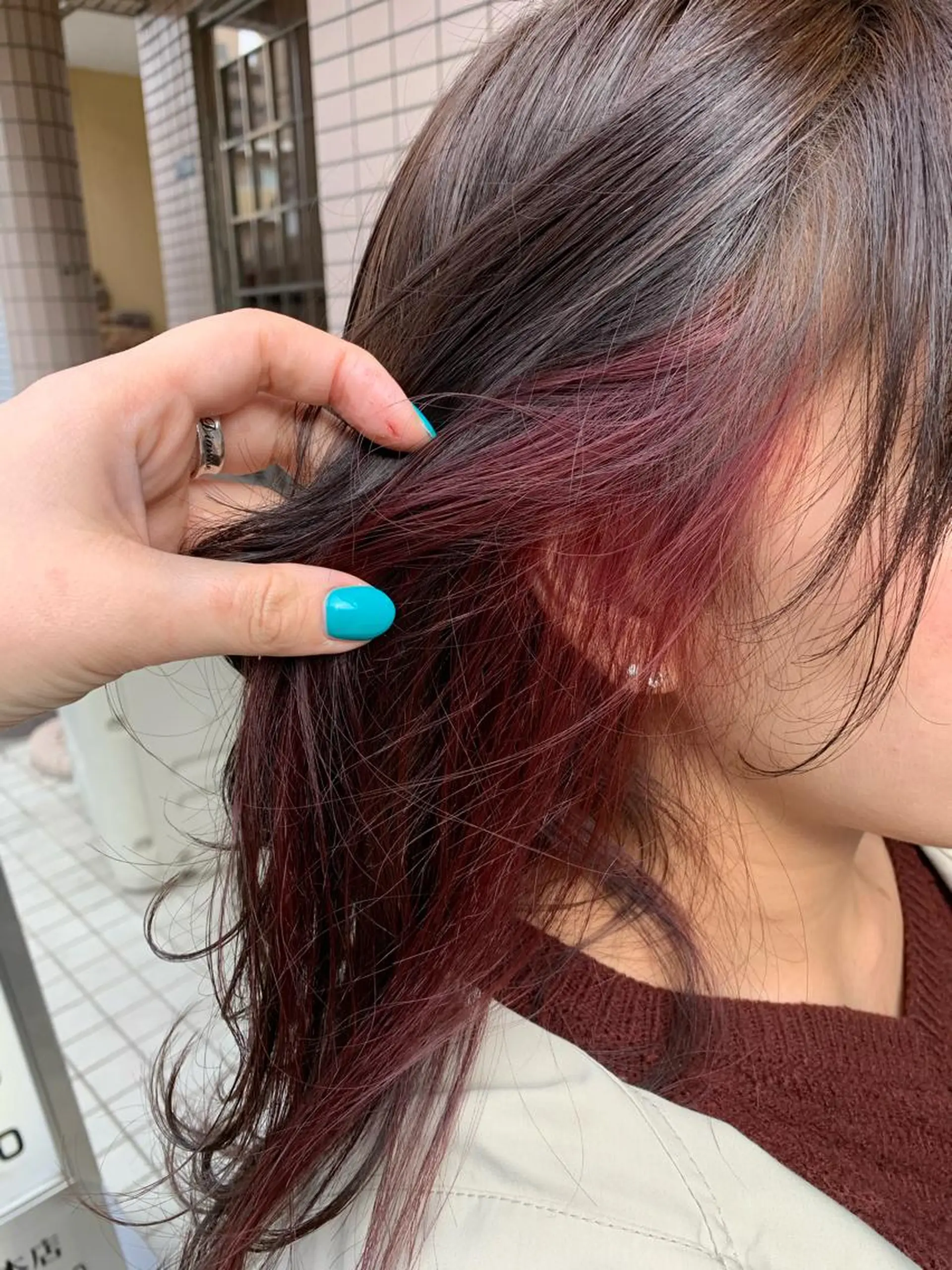 ロング カラー インナーカラー カット ヘアカラー トリートメント 枚方 tomee 🦋南部　しほ🦋のヘアスタイル