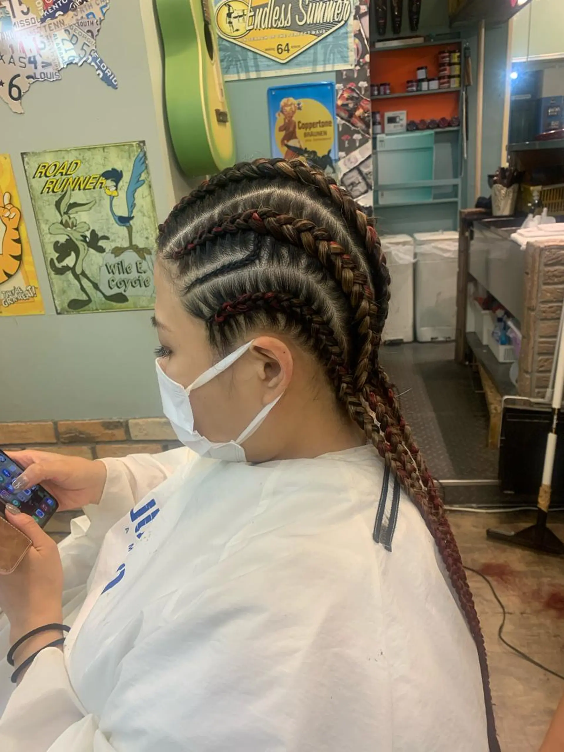 セミロング 編み込みエクステ シールエクステ エクステ 恵比寿MAXKELLY マックスケリー所属・MAXKELLY 💎JASのマツエク・マツパデザイン