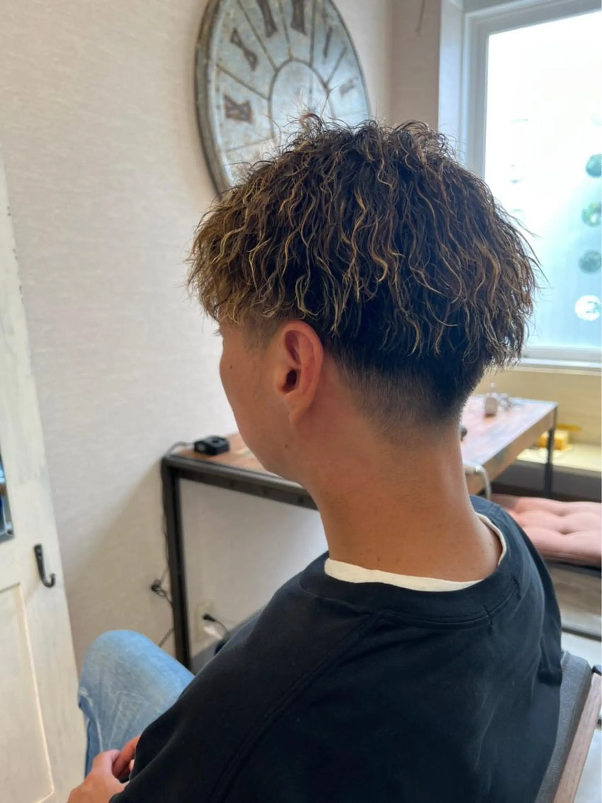 パーマ メンズ あだち 寺田町のヘアスタイル