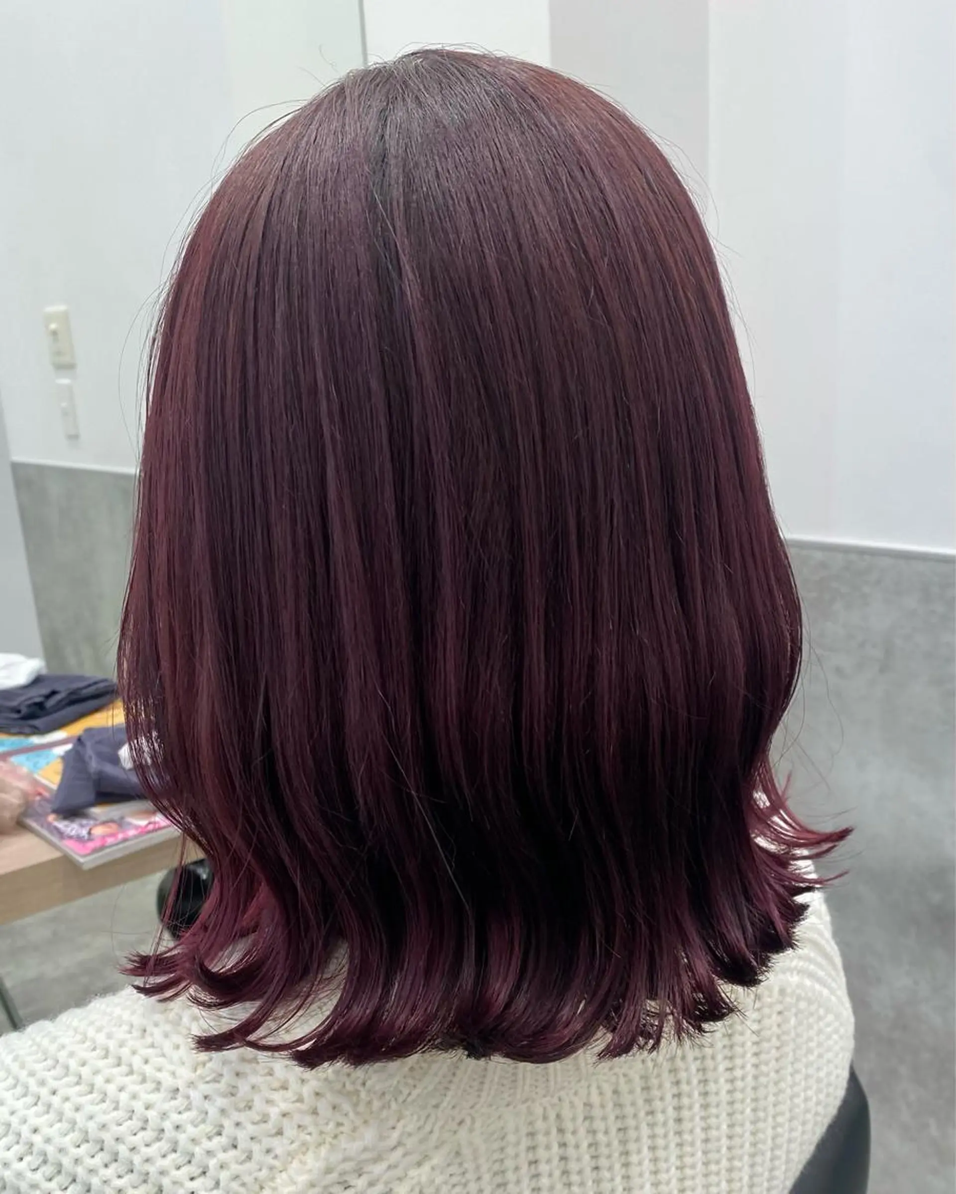 ミディアム カラー カット ヘアカラー トリートメント 💗ガーリーヘア🎀 saki💗のヘアスタイル