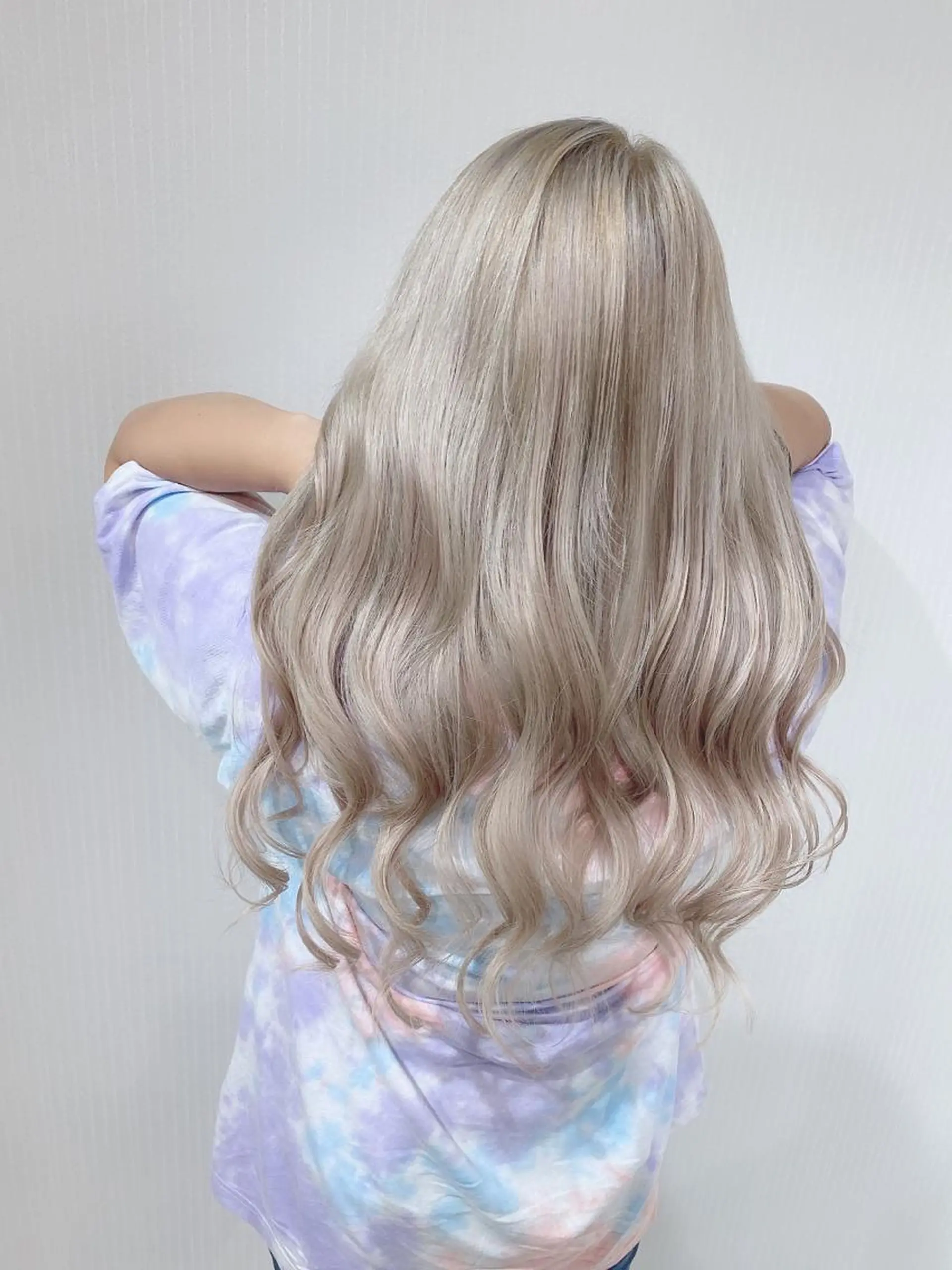 ロング カラー ヘアアレンジ ベージュカラー 透明感カラー ヘアカラー トリートメント エクステ 【Diar】オーナー アキヨシケンタのヘアスタイル