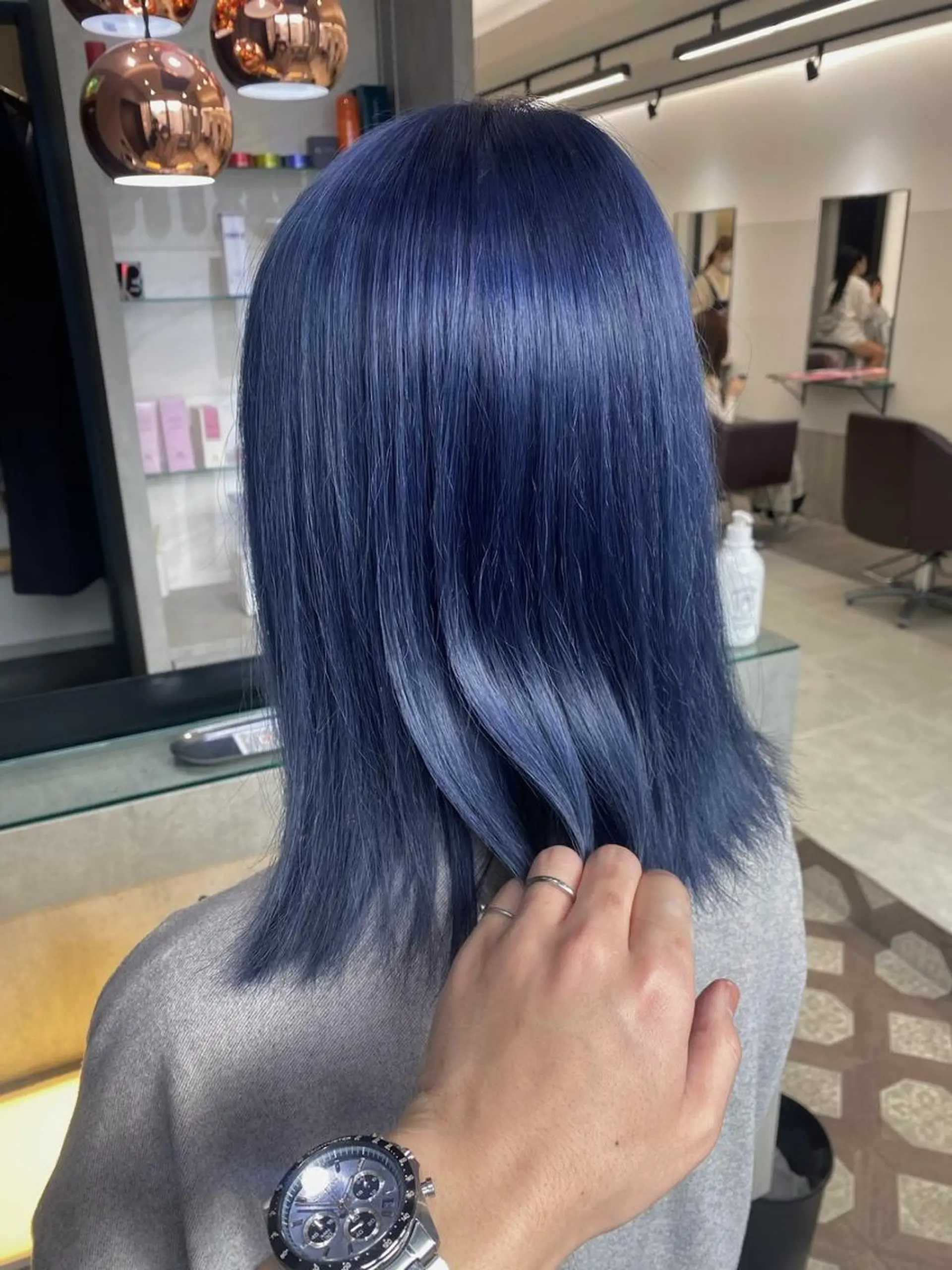 ミディアム カラー ヘアカラー トリートメント JILL by GiseL/天神のヘアスタイル