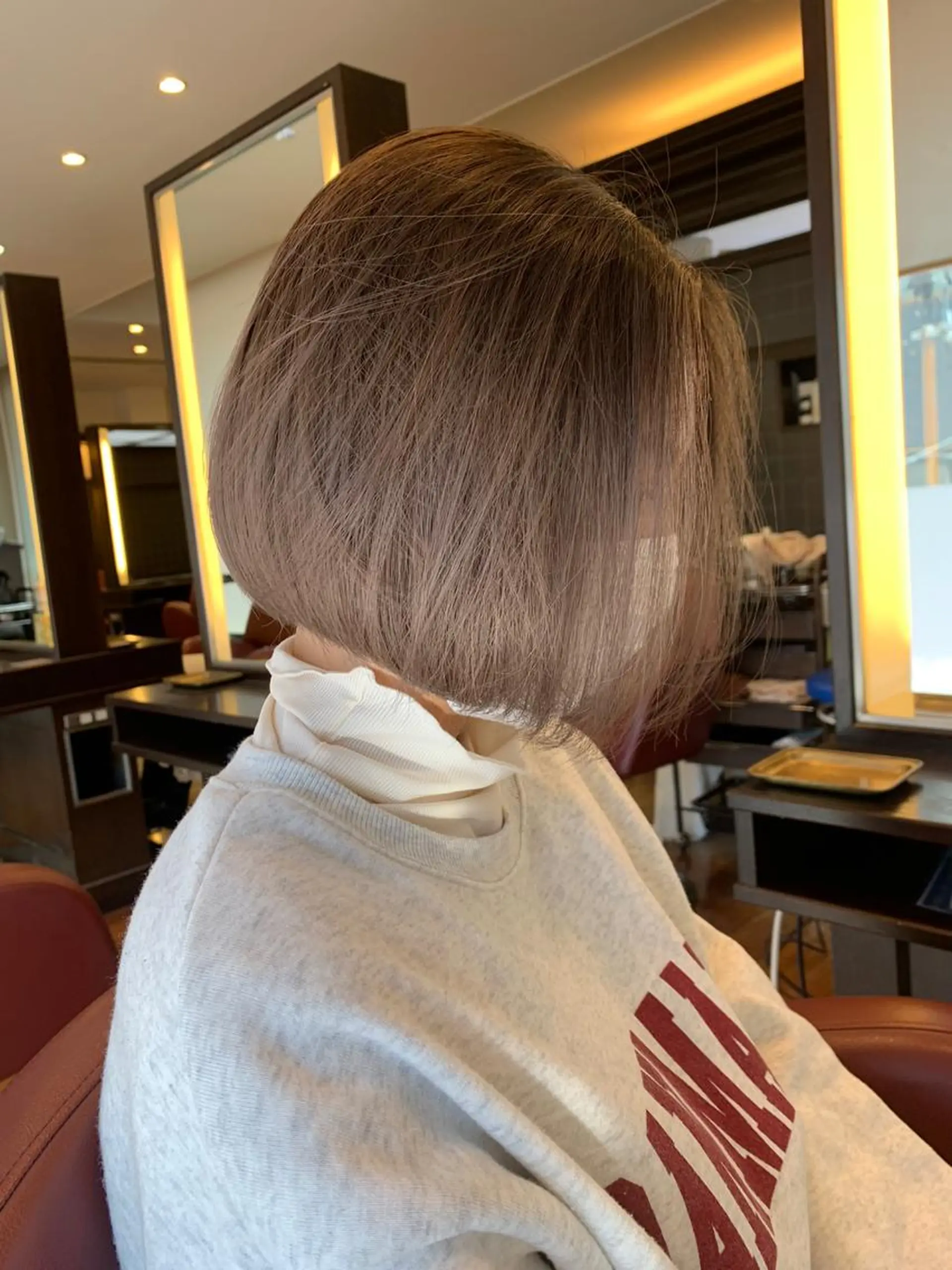 ショート カラー ハイライトカラー ボブ ハイライト 伊藤 拓哉のヘアスタイル