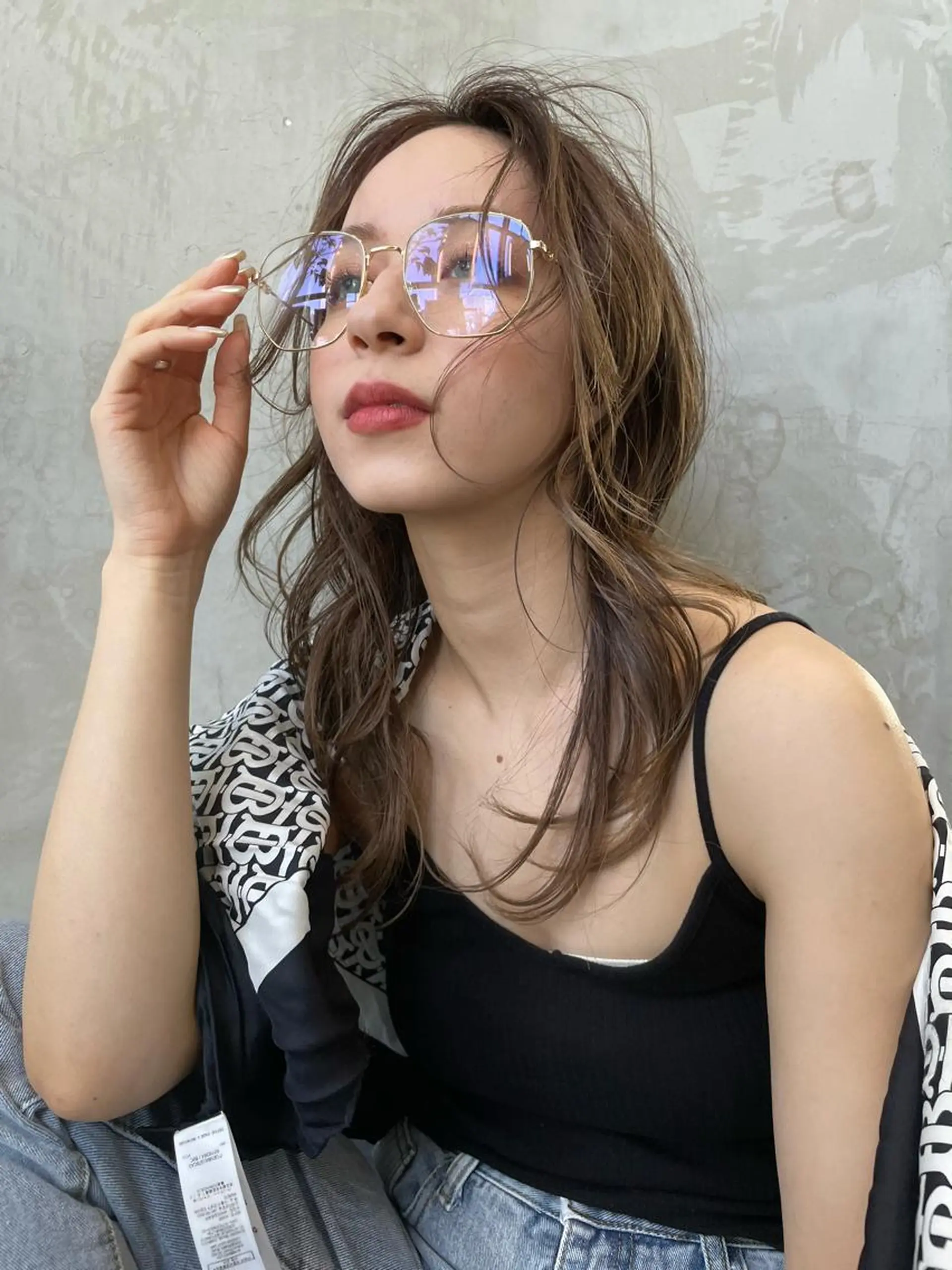 ミディアム カラー カット ヘアカラー トリートメント 🉐レイヤー/塩見 弘樹🉐渋谷のヘアスタイル