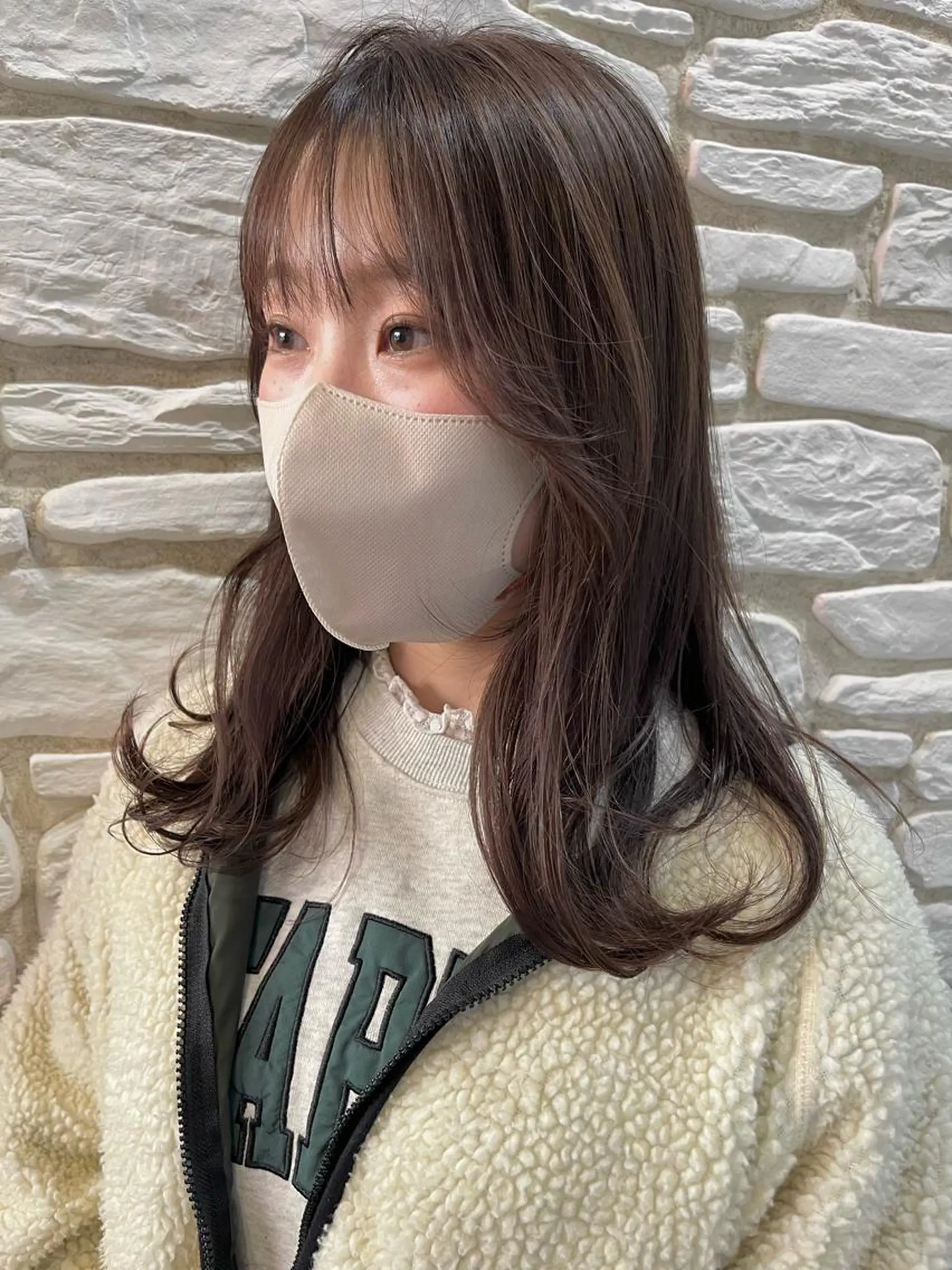 ミディアム カラー ヘアアレンジ カット ヘアカラー トリートメント 溝口 ひなこのマツエク・マツパデザイン