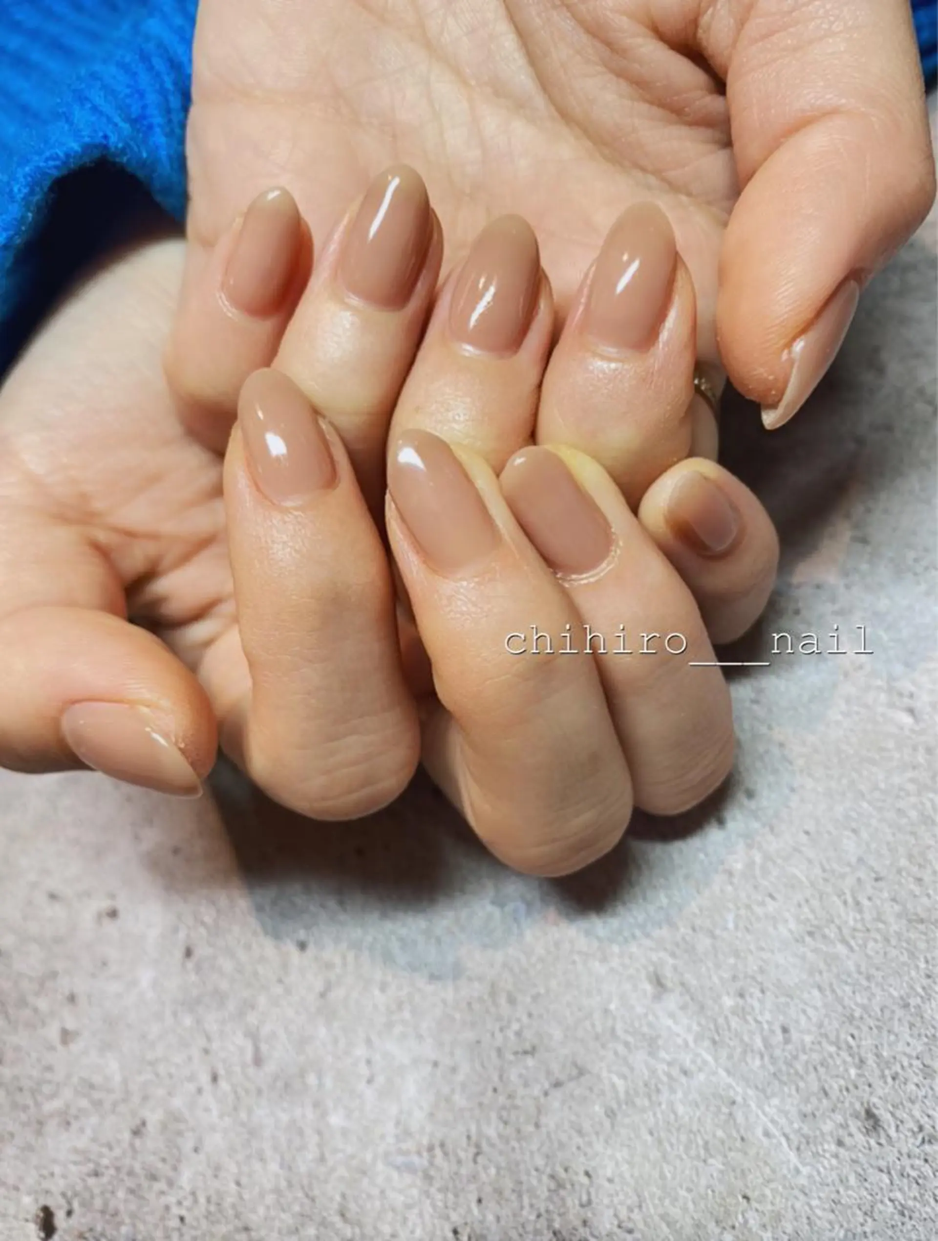 ミディアム カラー ネイル アートネイル フレンチネイル ジェルネイル マグネットネイル ニュアンスネイル chihiro 小路ネイルのネイルデザイン