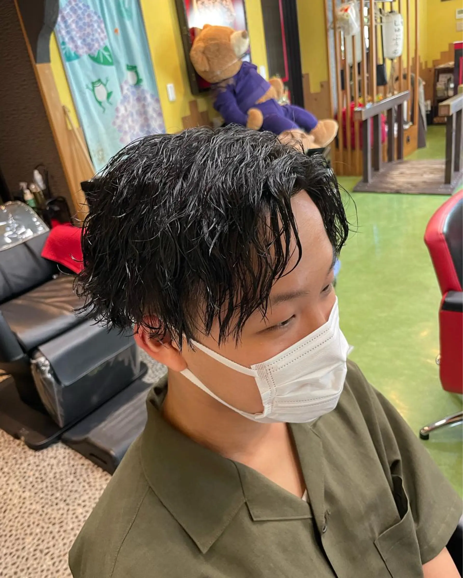 パーマ カット パーマ デザインカラー🏝️ 須賀汐音のヘアスタイル