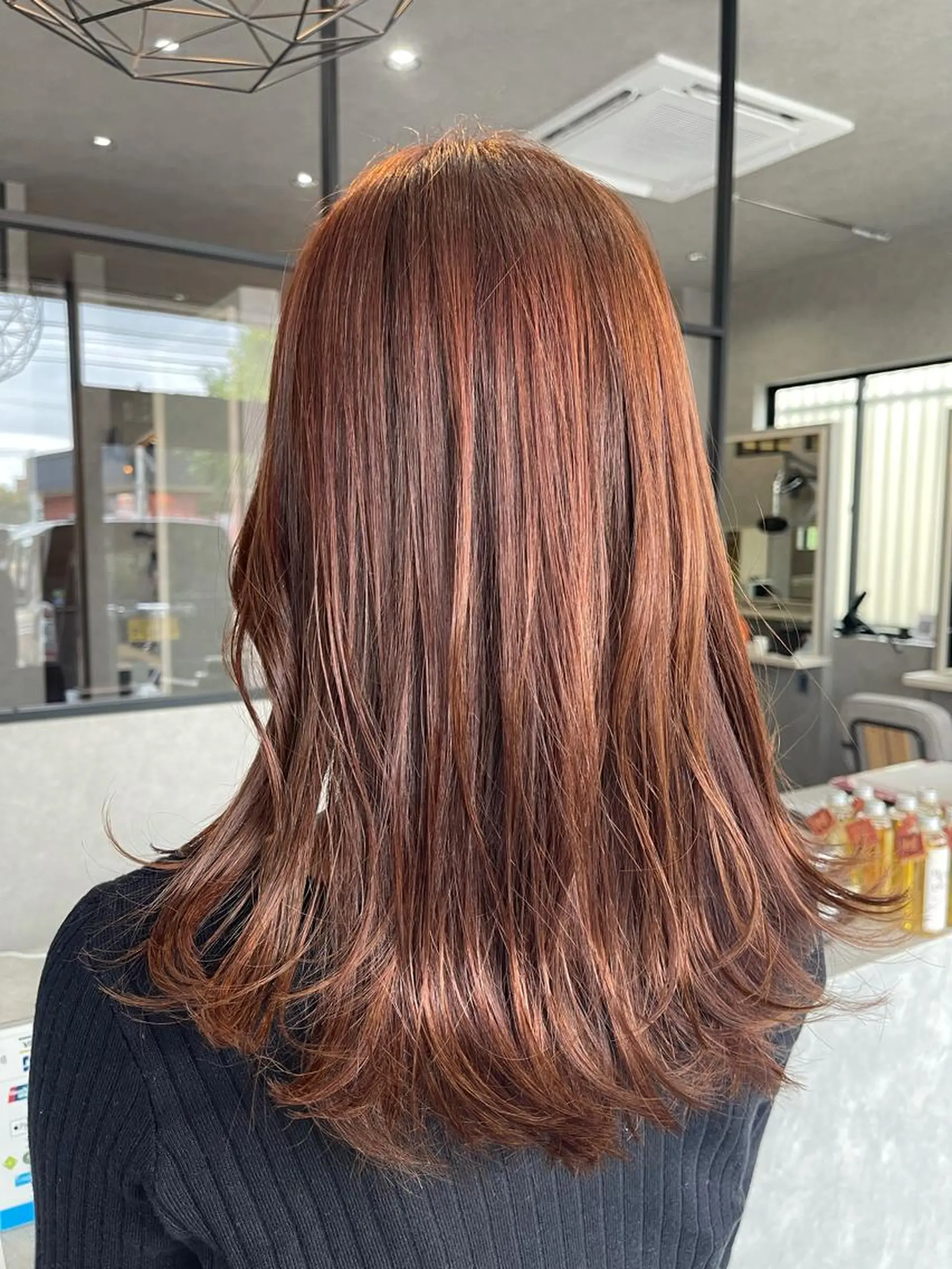 ミディアム カット ヘアカラー トリートメント 一ノ瀬 暁のヘアスタイル