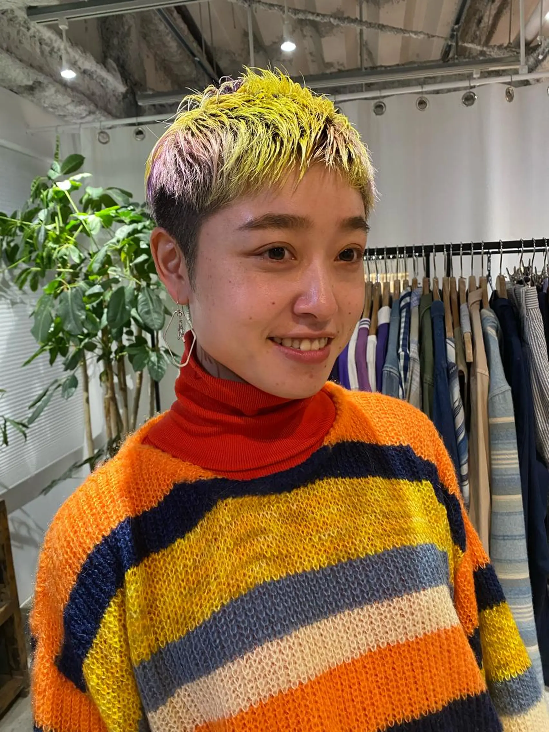 ショート カラー ヘアカラー トリートメント Hayashi Shioriのヘアスタイル