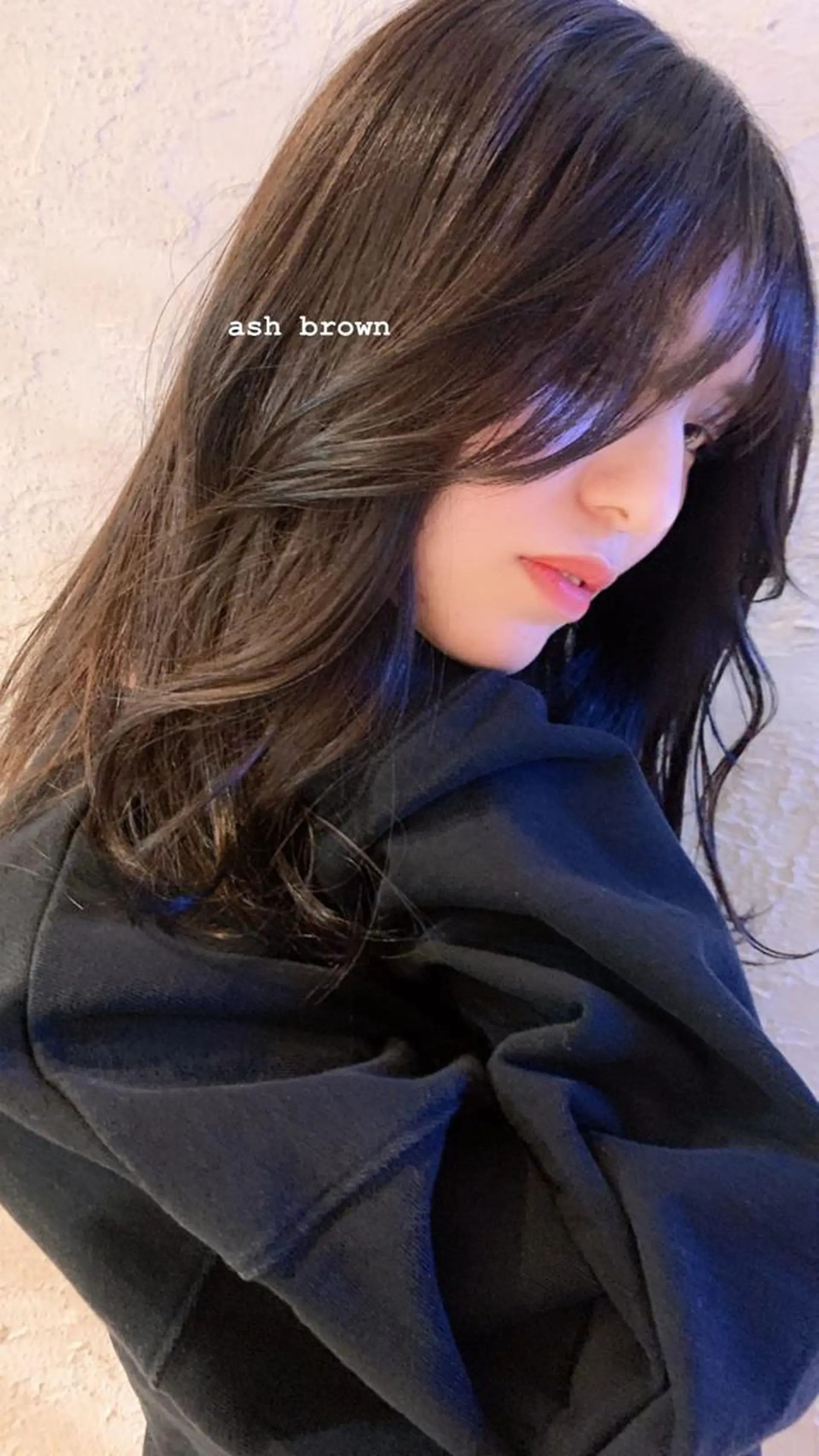 カラー アッシュ アッシュブラウン ブラウンカラー ヘアカラー トリートメント 🤍aimi🤍 ウルフ/韓国ヘアのヘアスタイル