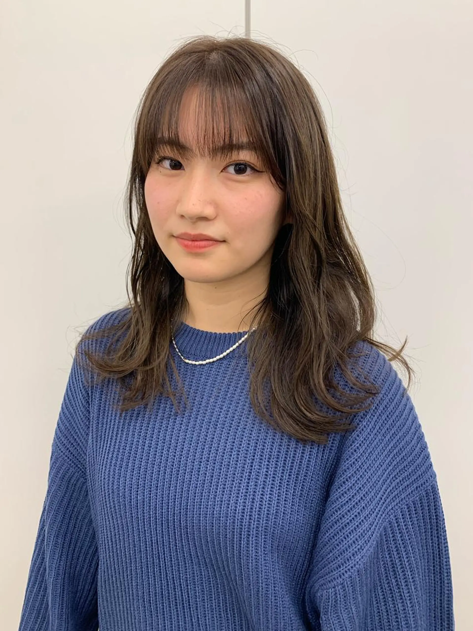 ミディアム カラー ベージュカラー レイヤーカット カット ヘアカラー PAIR DAISUKEのヘアスタイル