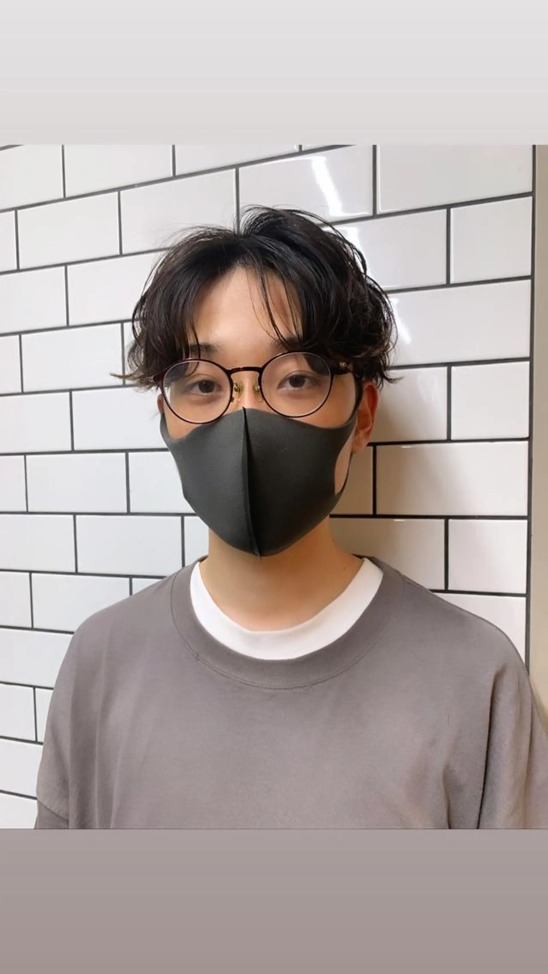 パーマ メンズ ヤマグチ リョウのヘアスタイル