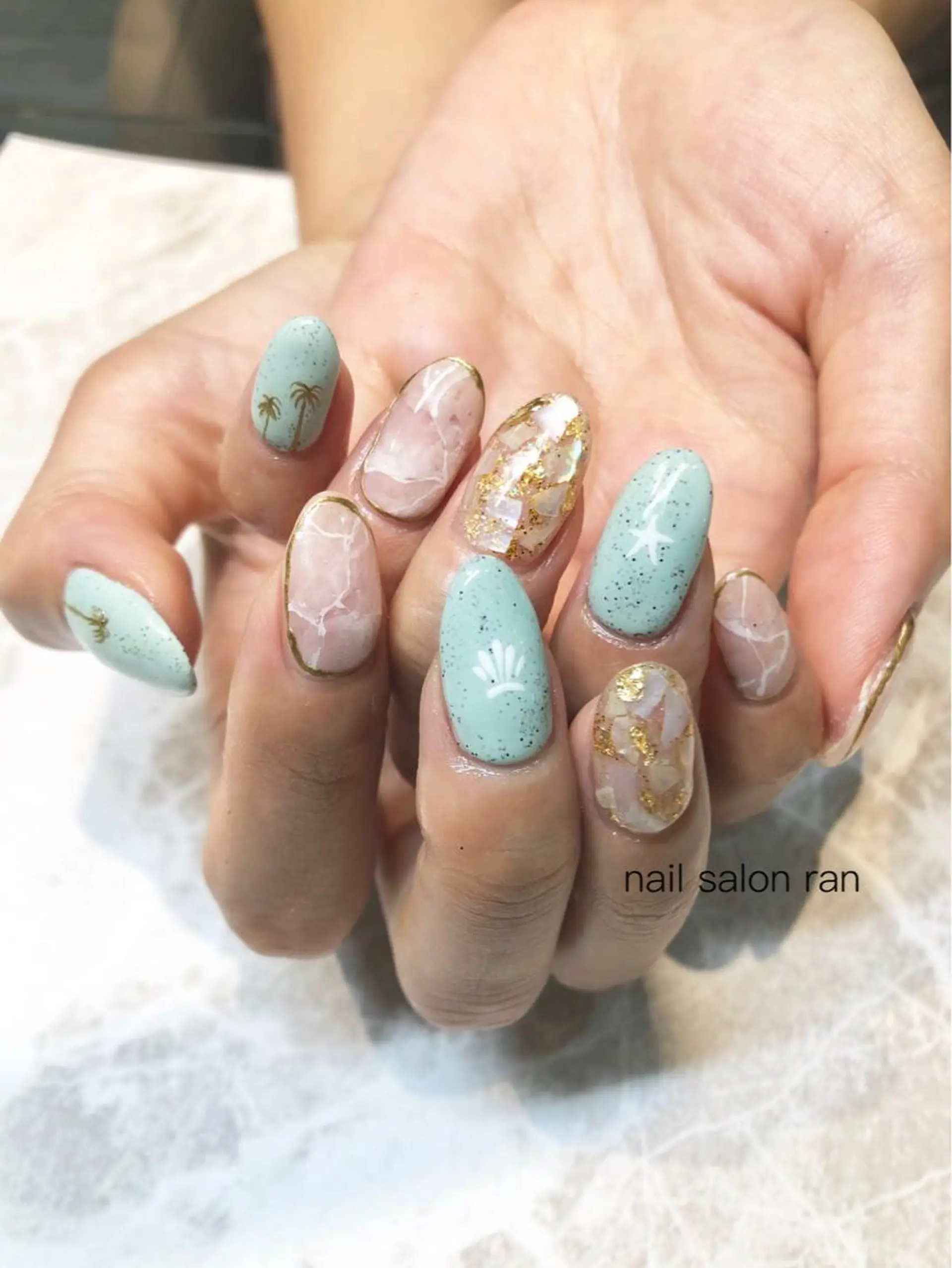 ネイル 持ち込み nailsalon ranのネイルデザイン