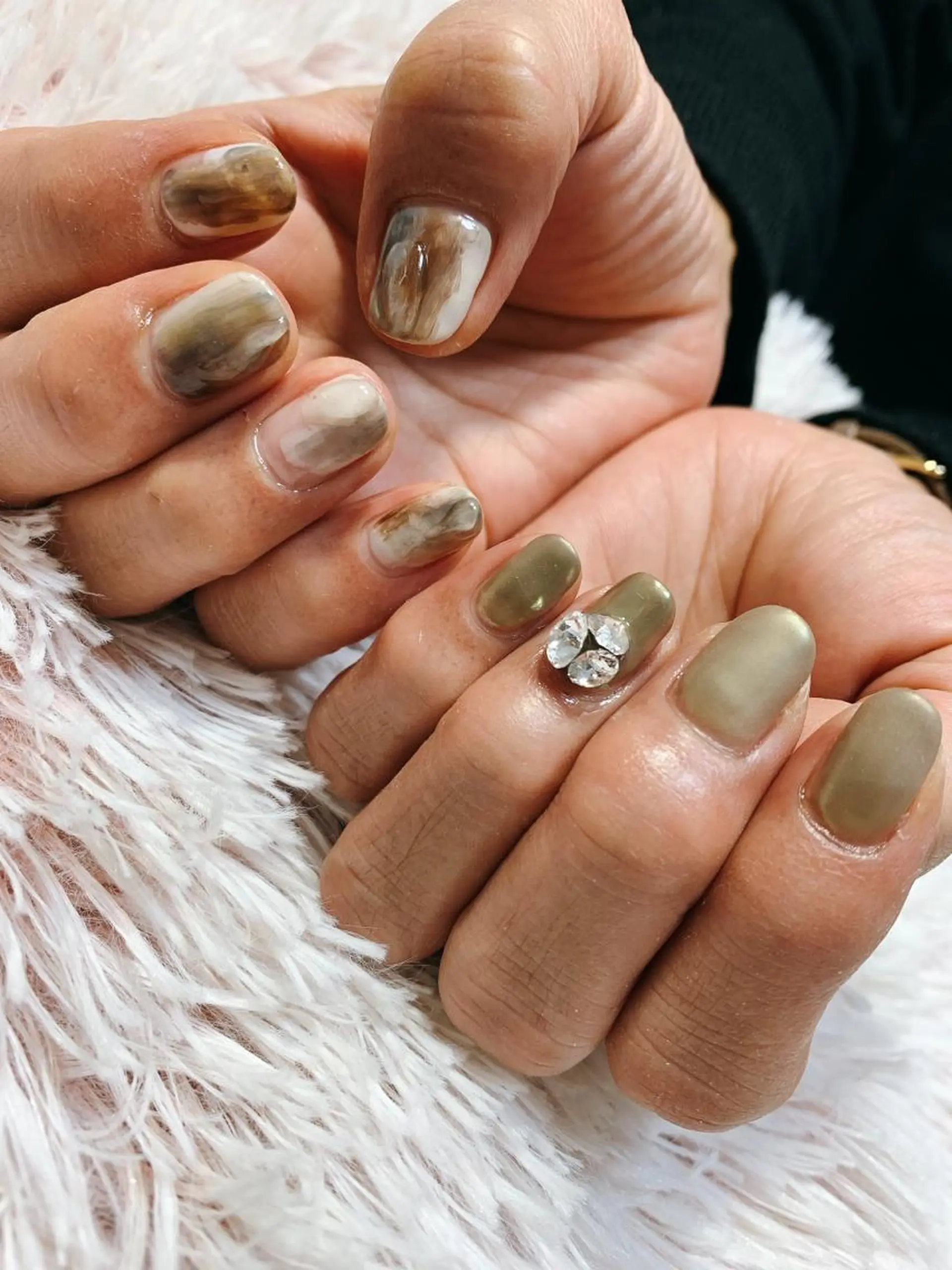 ネイル ニュアンスネイル Blancnail 江口のネイルデザイン