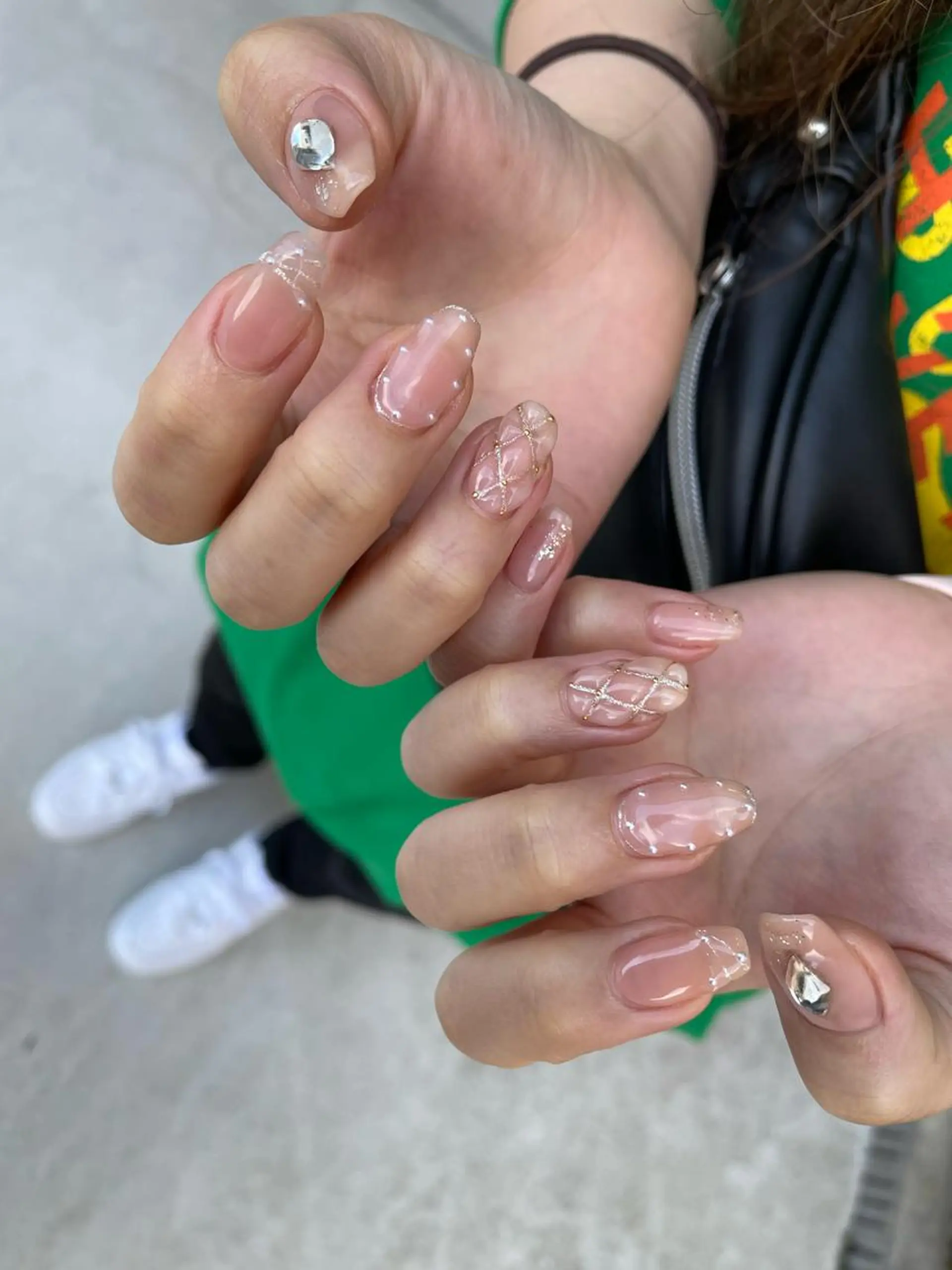 ロング カラー ヘアアレンジ キッズ ネイル マツエク・マツパ 福田 加奈のネイルデザイン