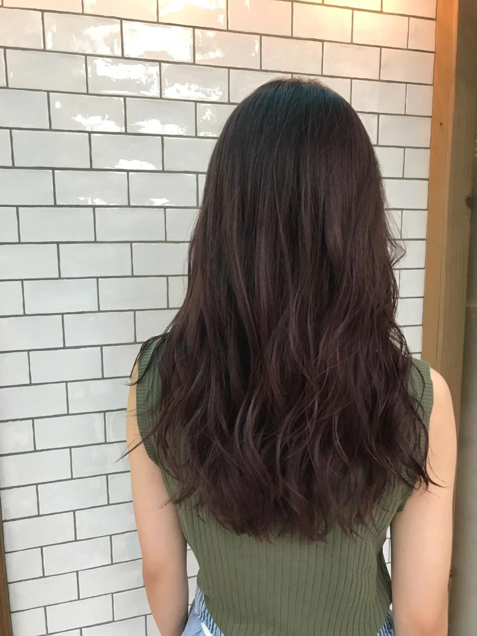 ロング カラー アッシュ ラベンダーカラー ラベンダーアッシュ 竹嶌 健吾のヘアスタイル