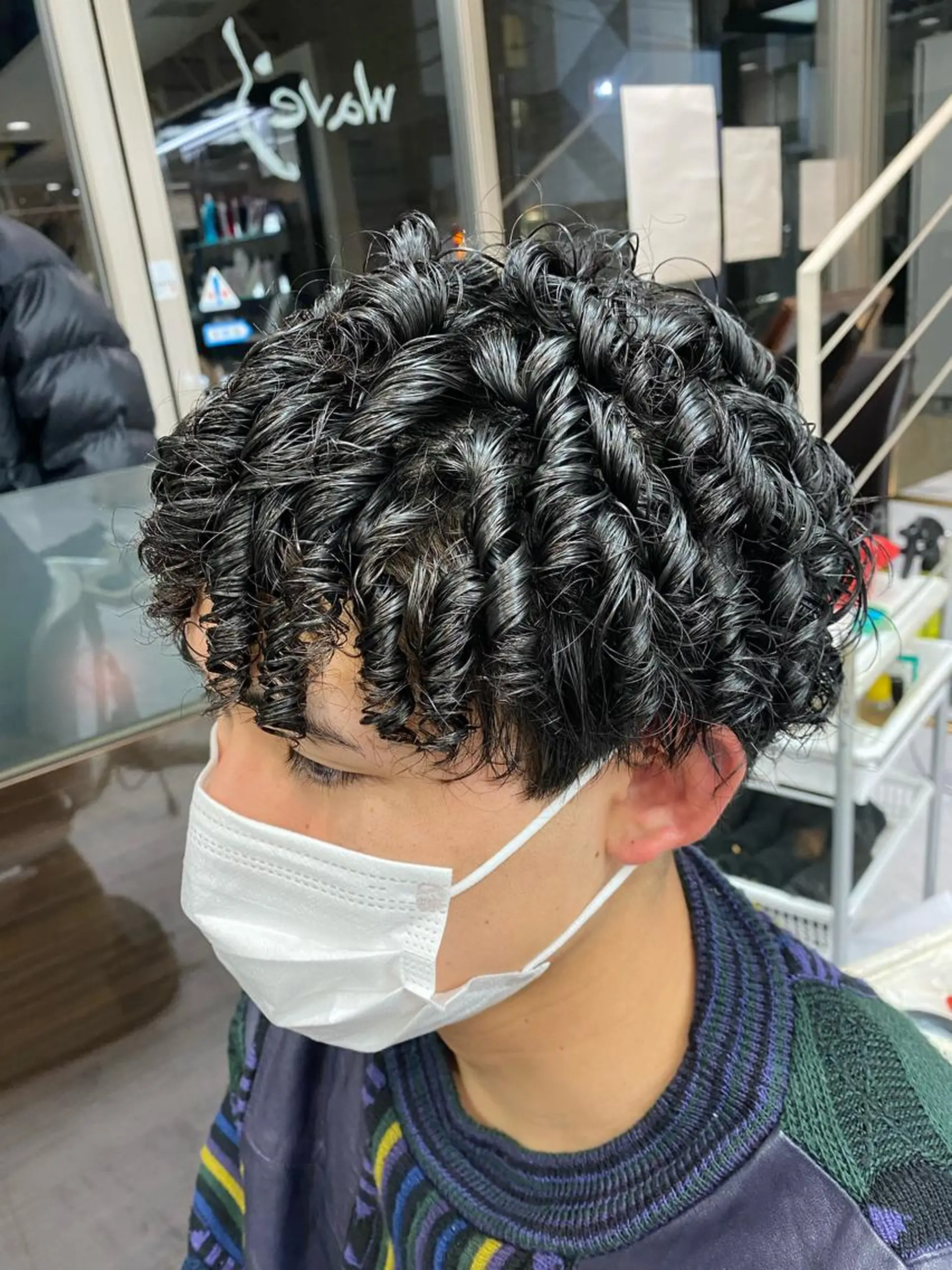 パーマ メンズ 🌴パーマオタク🌴 長谷川　諒佑🌈のヘアスタイル
