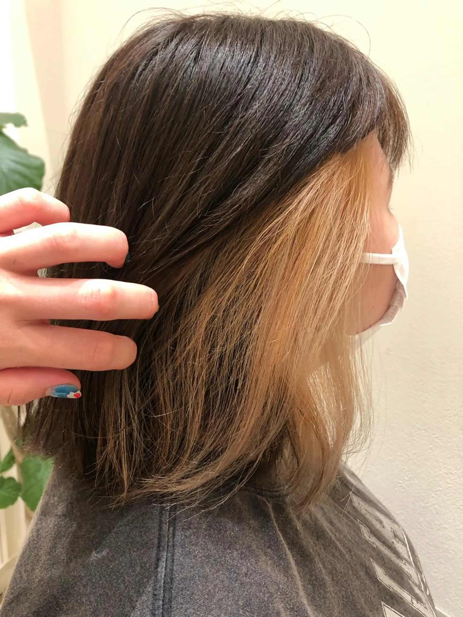 セミロング メンズパーマ、カラー 大募集村上莉奈のヘアスタイル