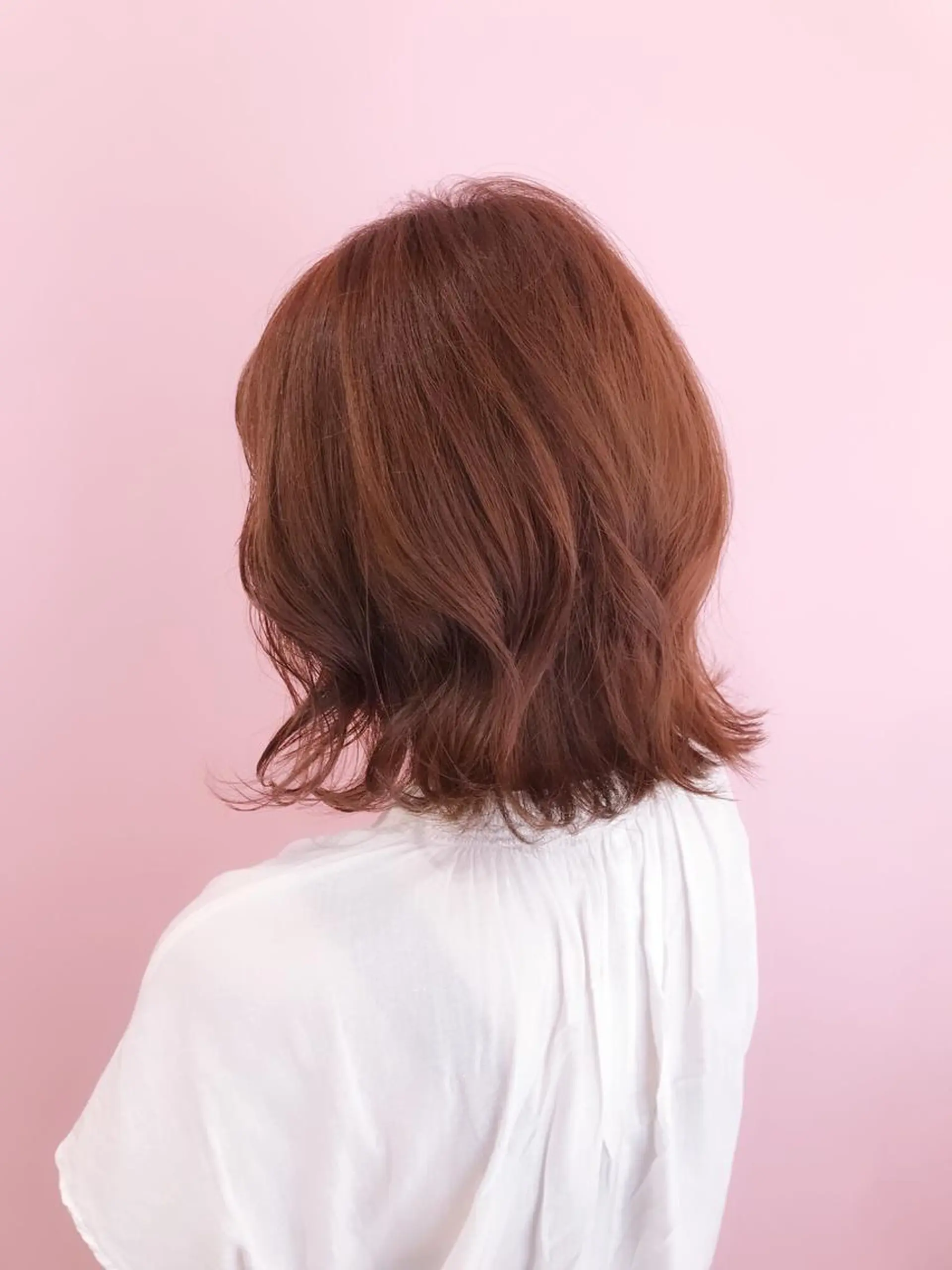 ミディアム 💎馴染むエクステ× 縮毛矯正TOMO💎のヘアスタイル