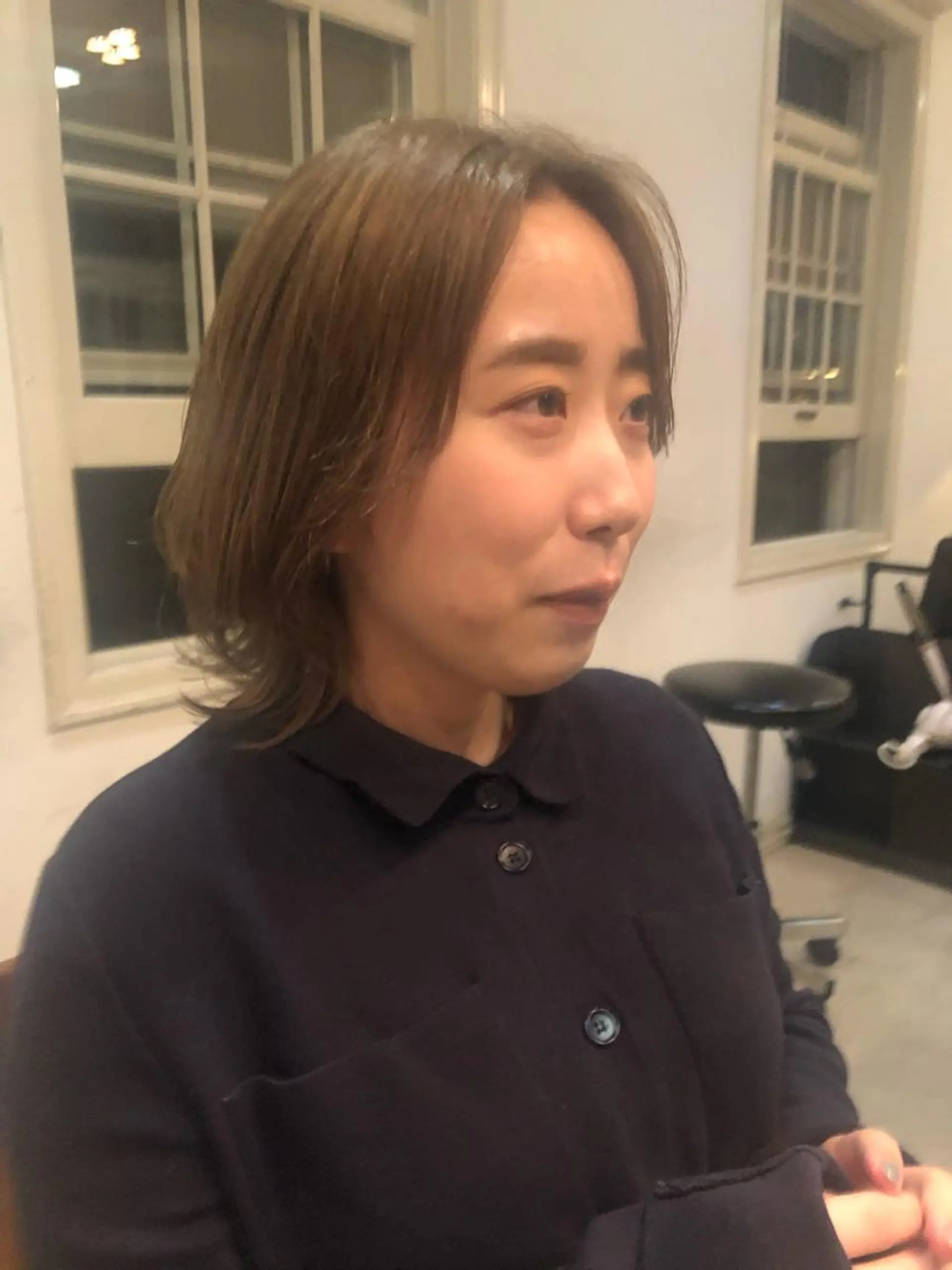 ミディアム カラー eri kinjoのヘアスタイル