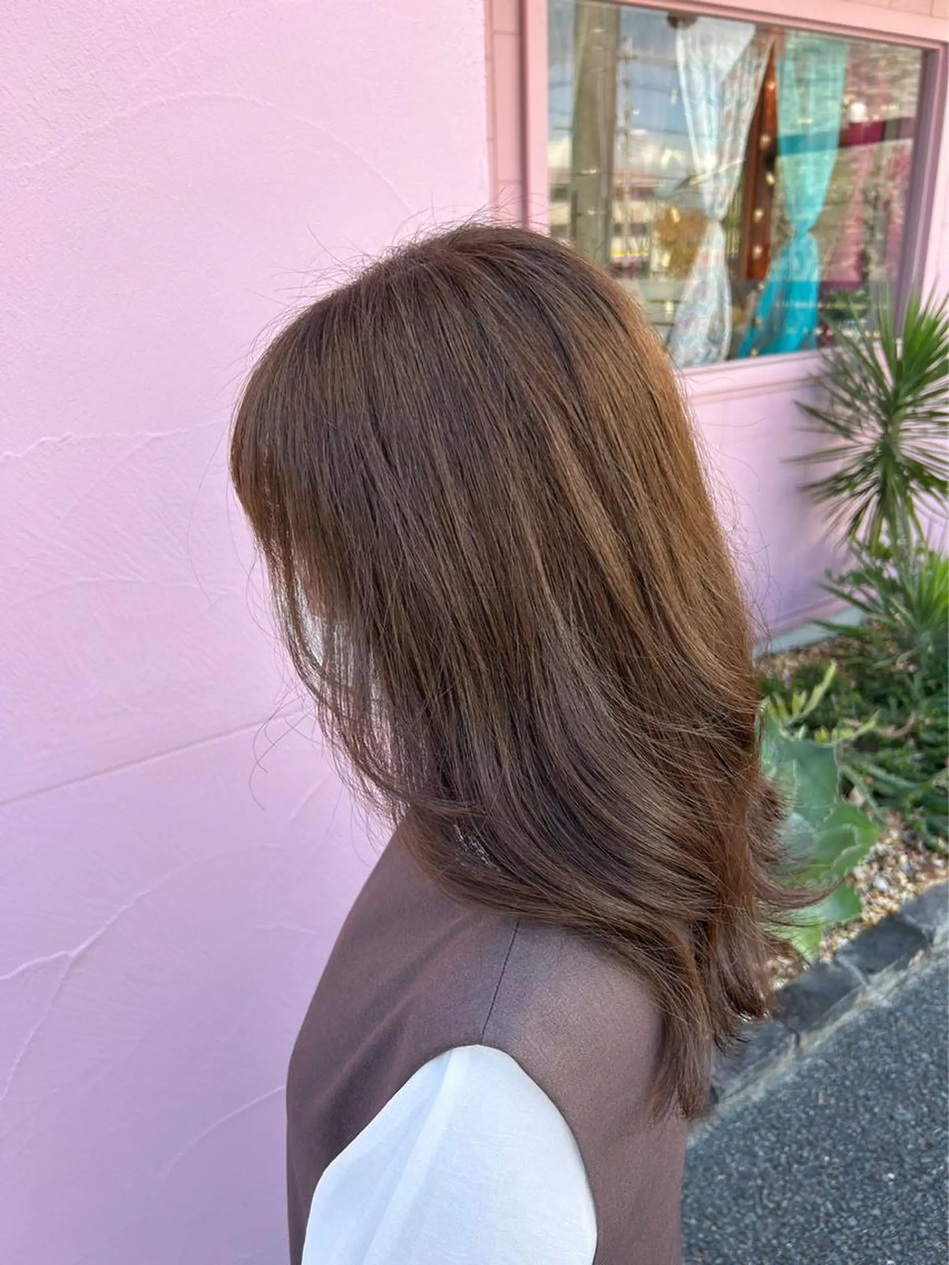 ロング カラー バレイヤージュ ブリーチ ケアブリーチ 透明感カラー デザインカラー 【史上最高】口コミ No.1/ナツキのヘアスタイル