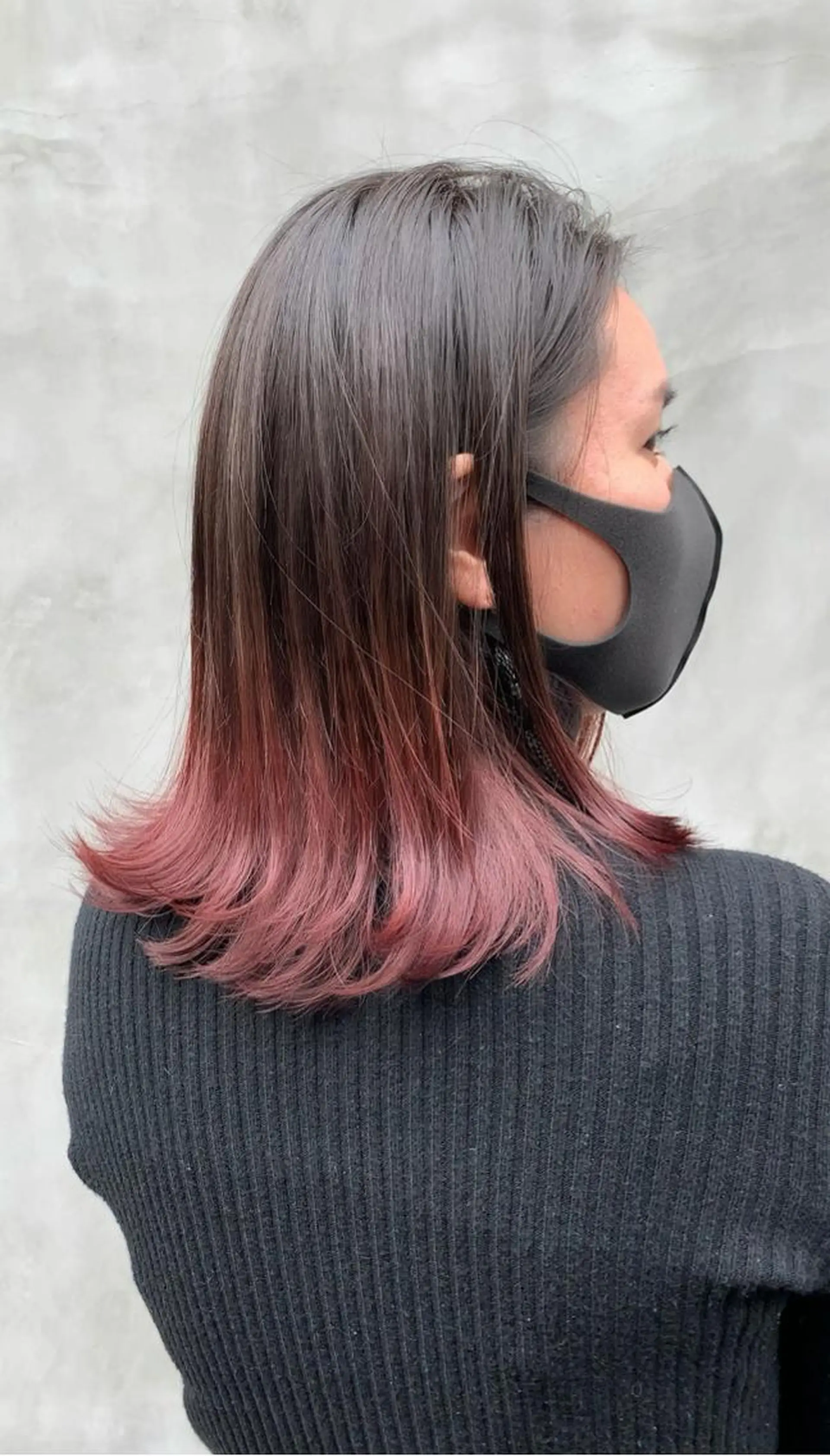 セミロング カラー 大人可愛い透明感🌟 小顔・韓国髪🌟野中のヘアスタイル