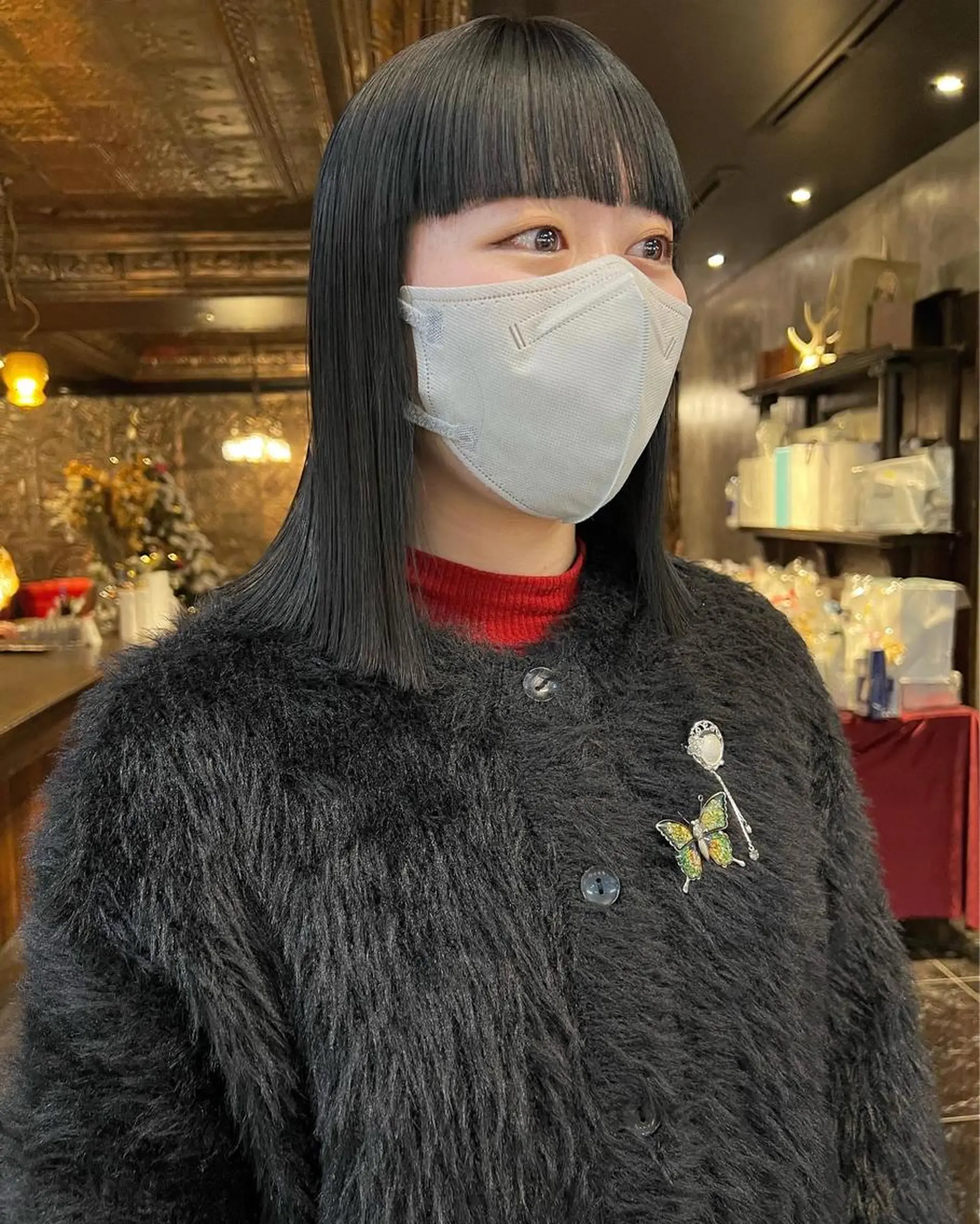 ミディアム カラー 圧倒的デザイン力 店長🎨RENAのヘアスタイル