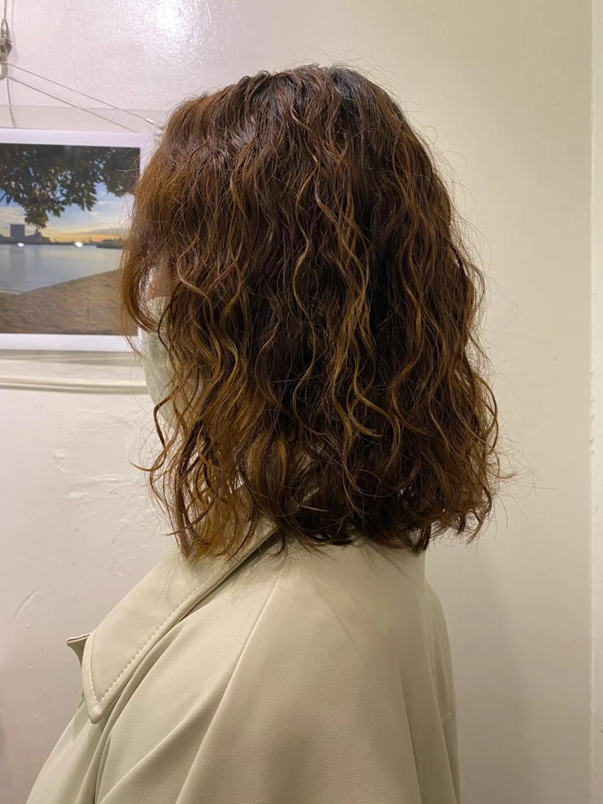 ショート パーマ les baladins du miroir所属・🍃YURI 🍃のヘアスタイル