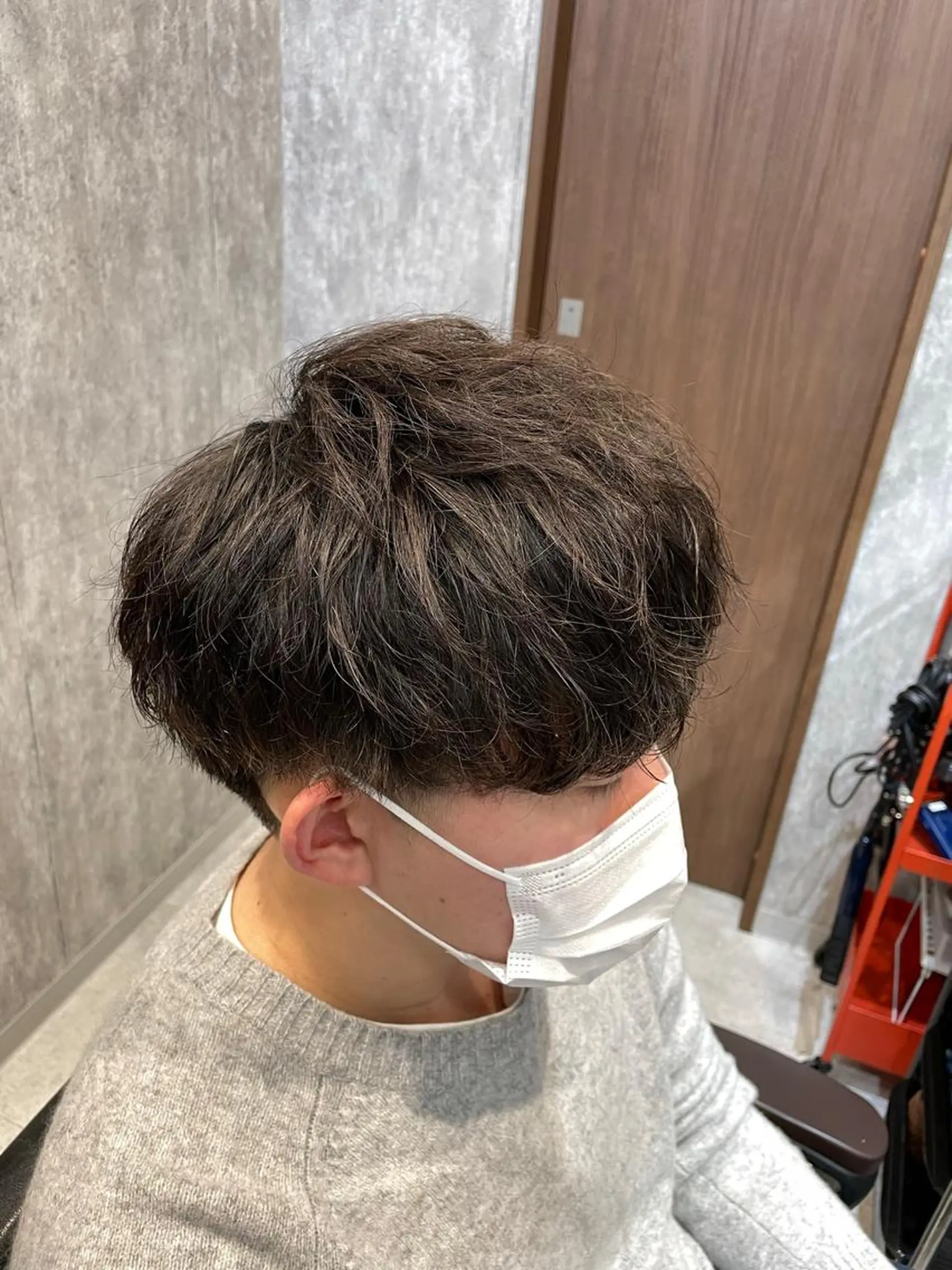 ショート カラー パーマ メンズ カット パーマ 🔥メンズ超特化🔥 青木海斗のヘアスタイル