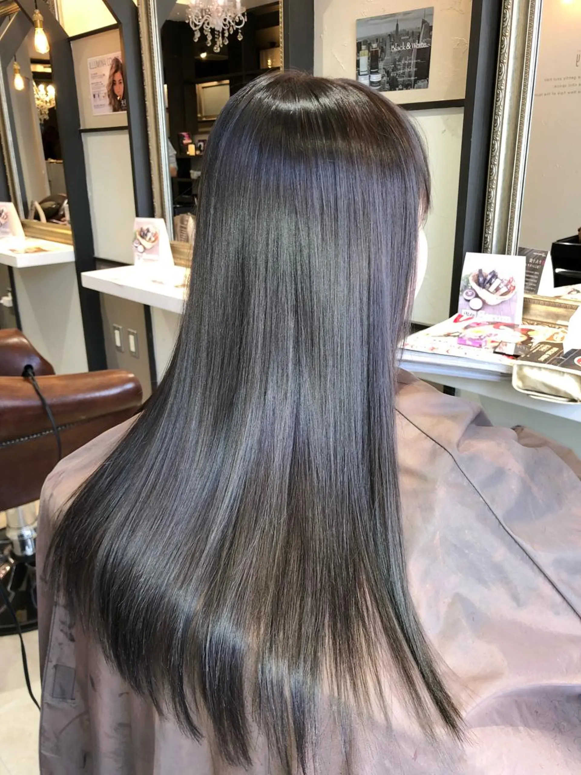 ロング カラー 透明感カラー グレージュ イルミナカラー トリートメント ヘアカラー トリートメント 後藤 ユウキ/髪質改善🫧のヘアスタイル