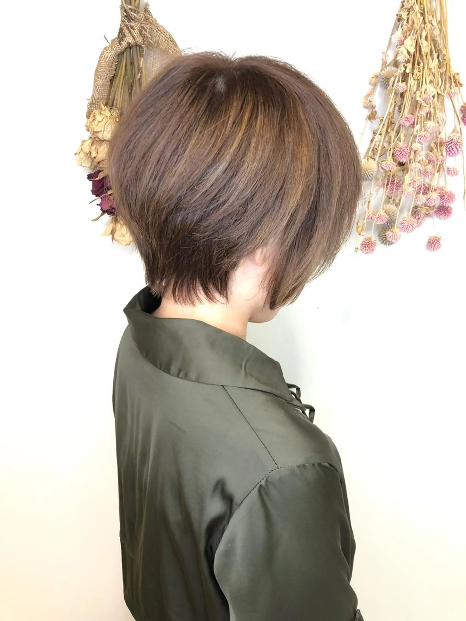 ショート ハイライト ショートヘア ブリーチ/髪質改善 NYNY大久保のヘアスタイル