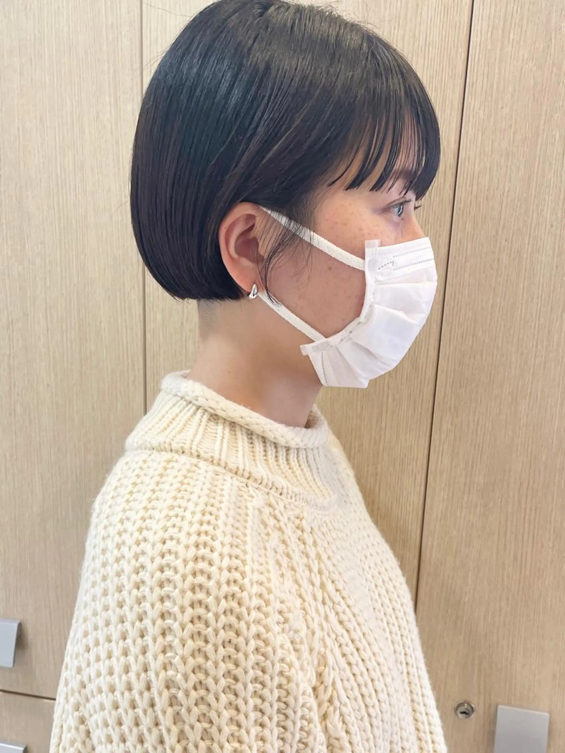 ショート ボブ ワイドバング カット 【ボブ/個室サロン】 癒し空間mimuraのヘアスタイル