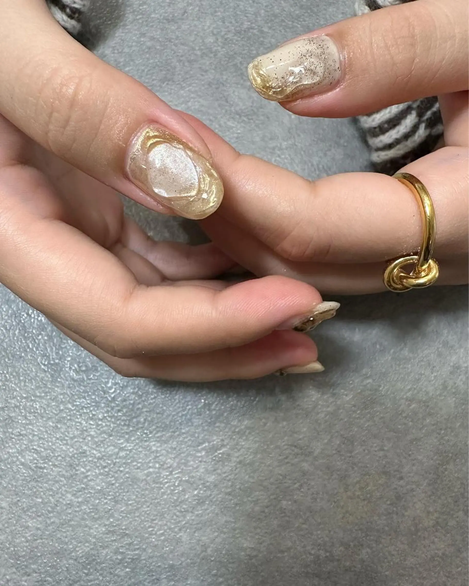 ネイル ハンドネイル フットネイル kiii.__ ✴︎*のネイルデザイン