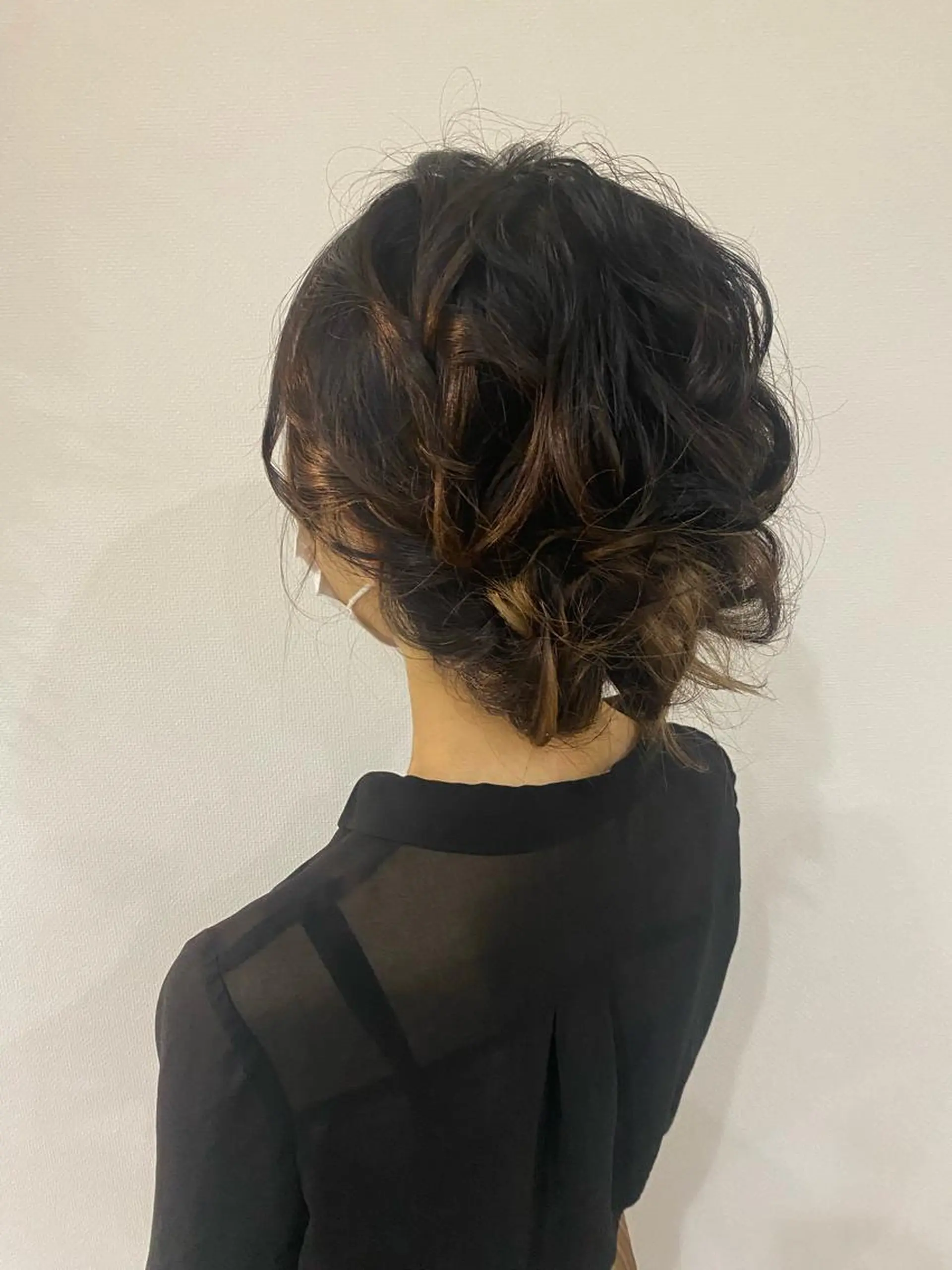 ロング ヘアアレンジ ブリーチなしベージュ /ヘアセット/ミユのヘアスタイル