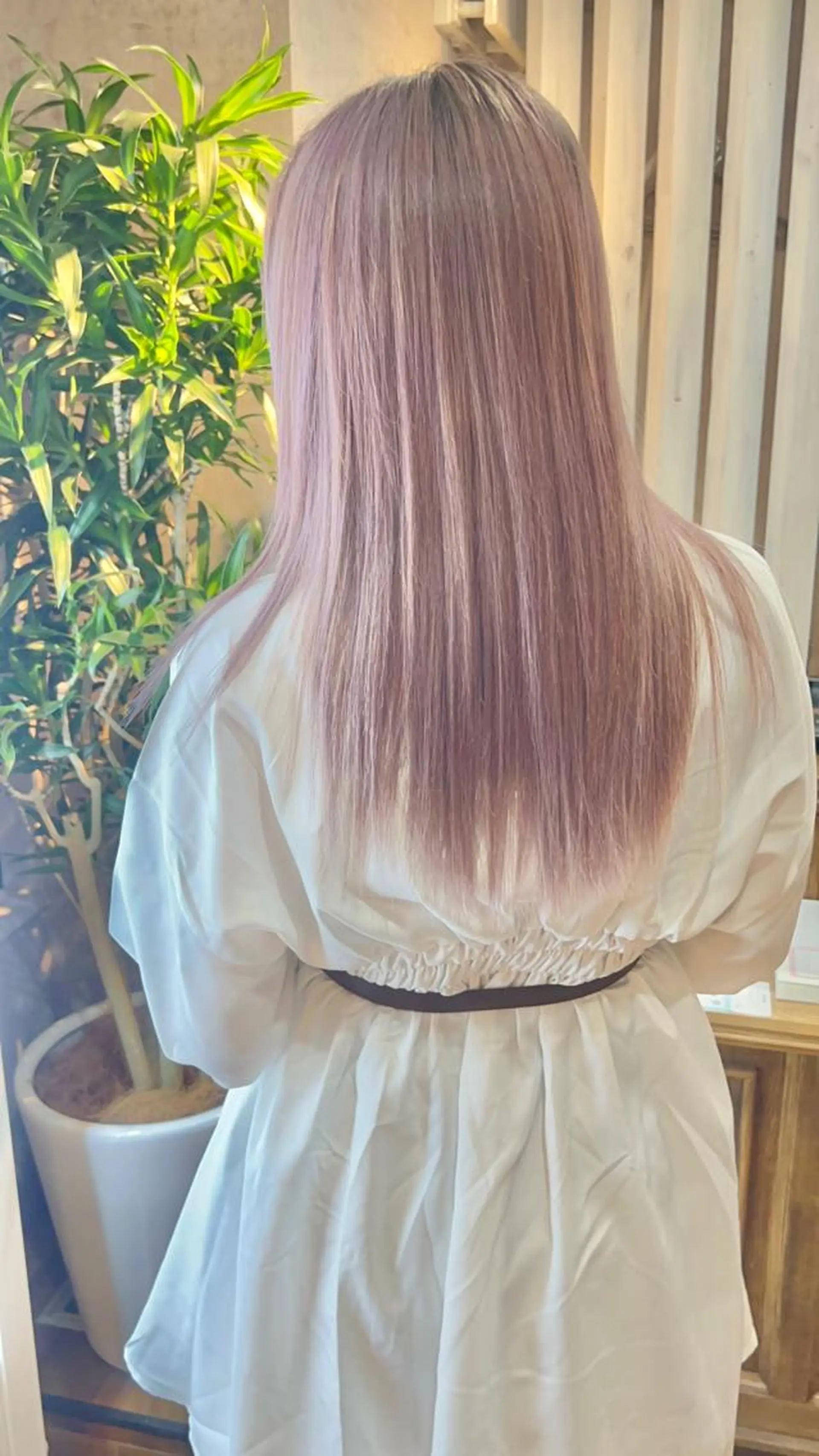 ロング ヘアカラー 心斎橋なんば 大野竜輝のヘアスタイル