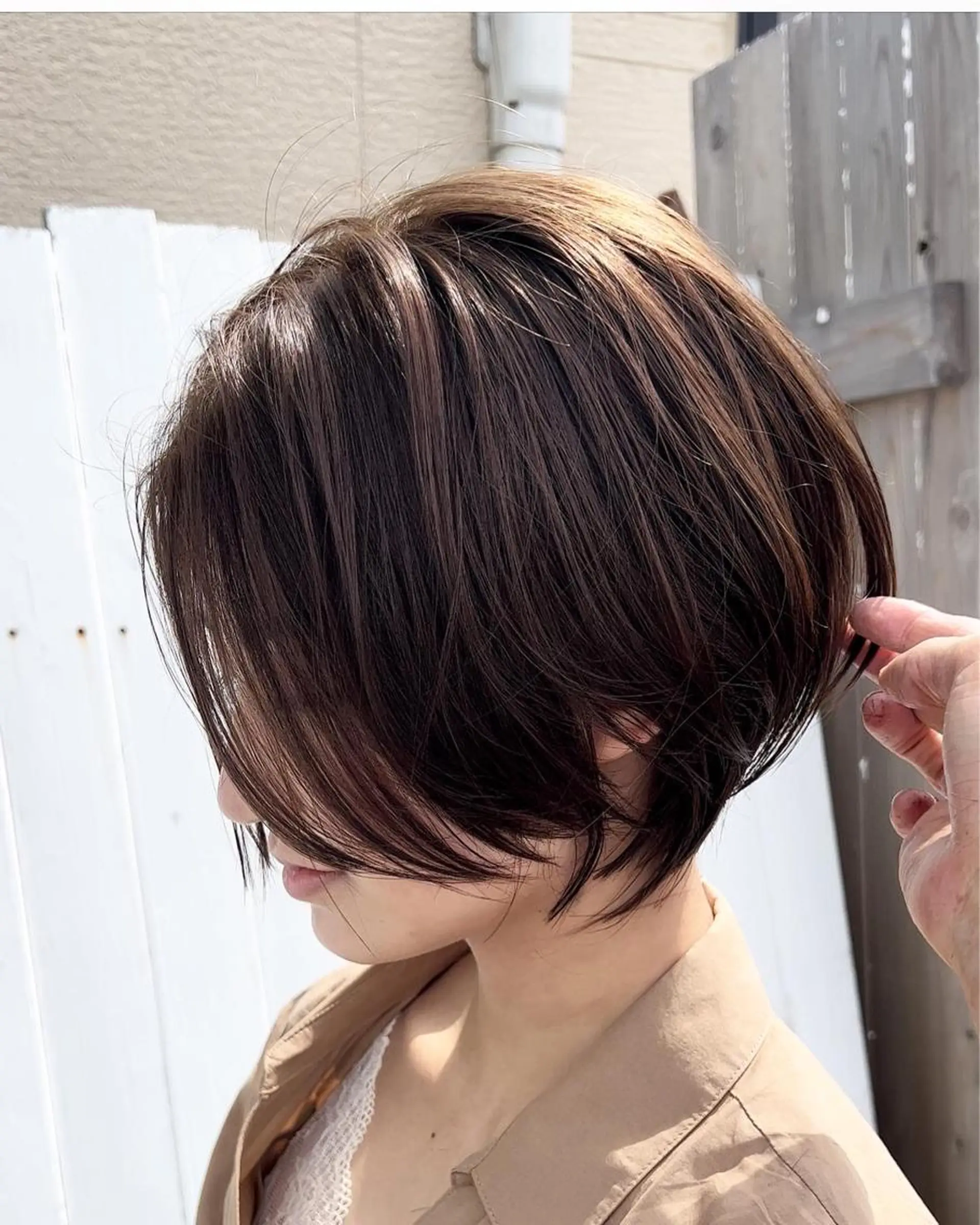 ショート ショートヘア 大野 智亜里のヘアスタイル