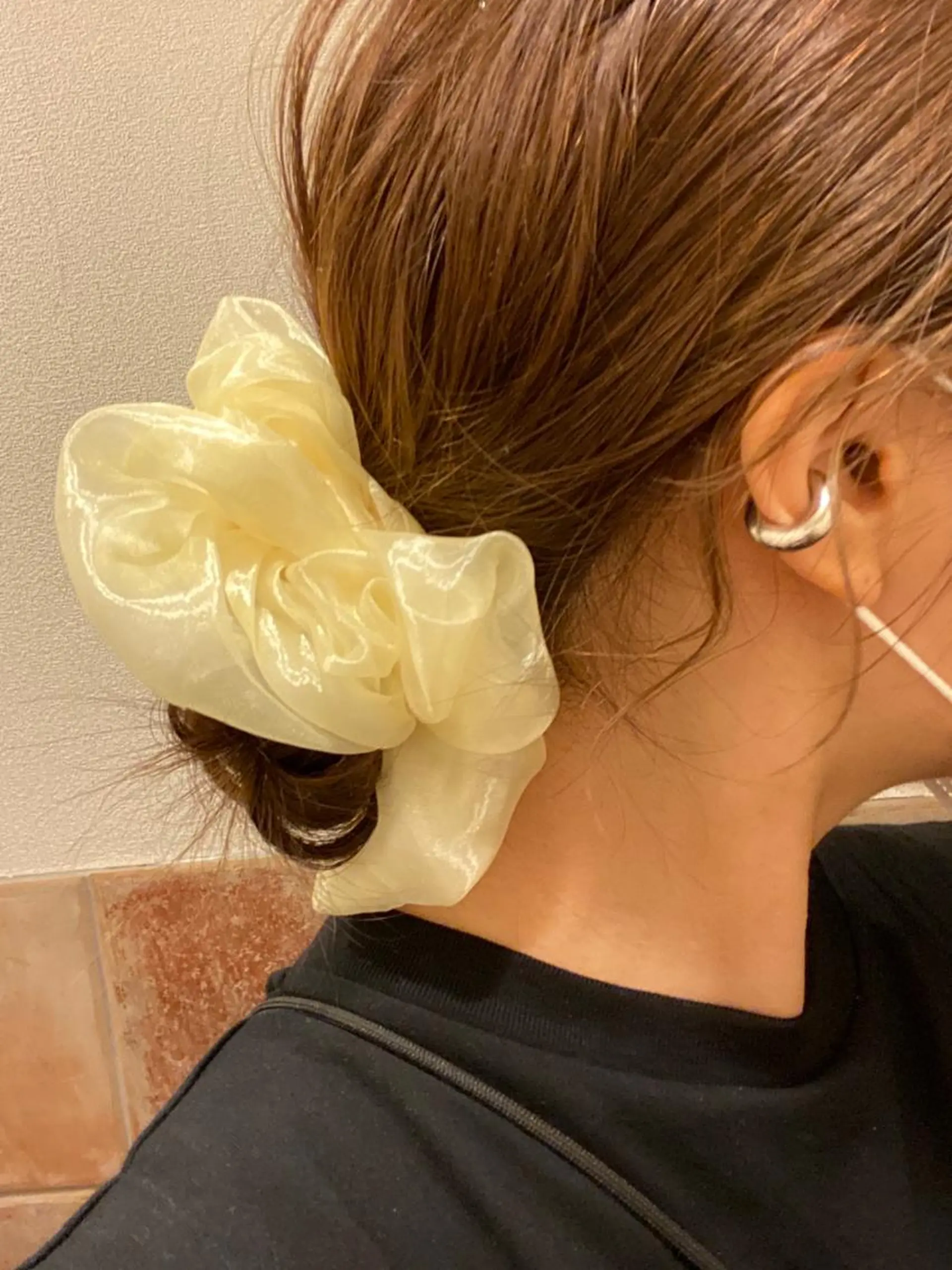 セミロング ヘアアレンジ 井上 日菜乃のヘアスタイル