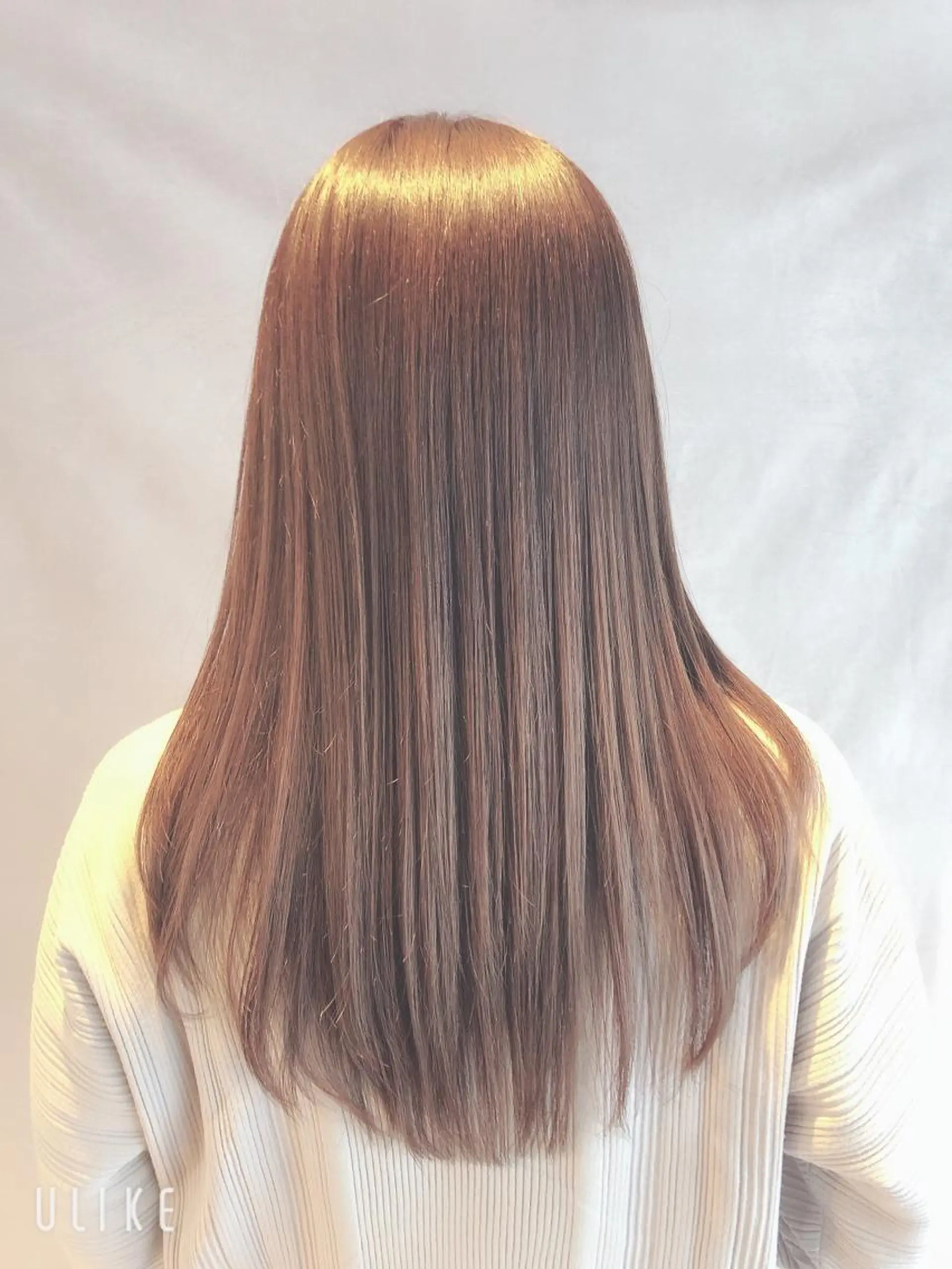 ロング ハイライト 髪質改善 韓国風ヘア レイヤーカット 縮毛矯正 髪質改善 🐶とっくんのヘアスタイル