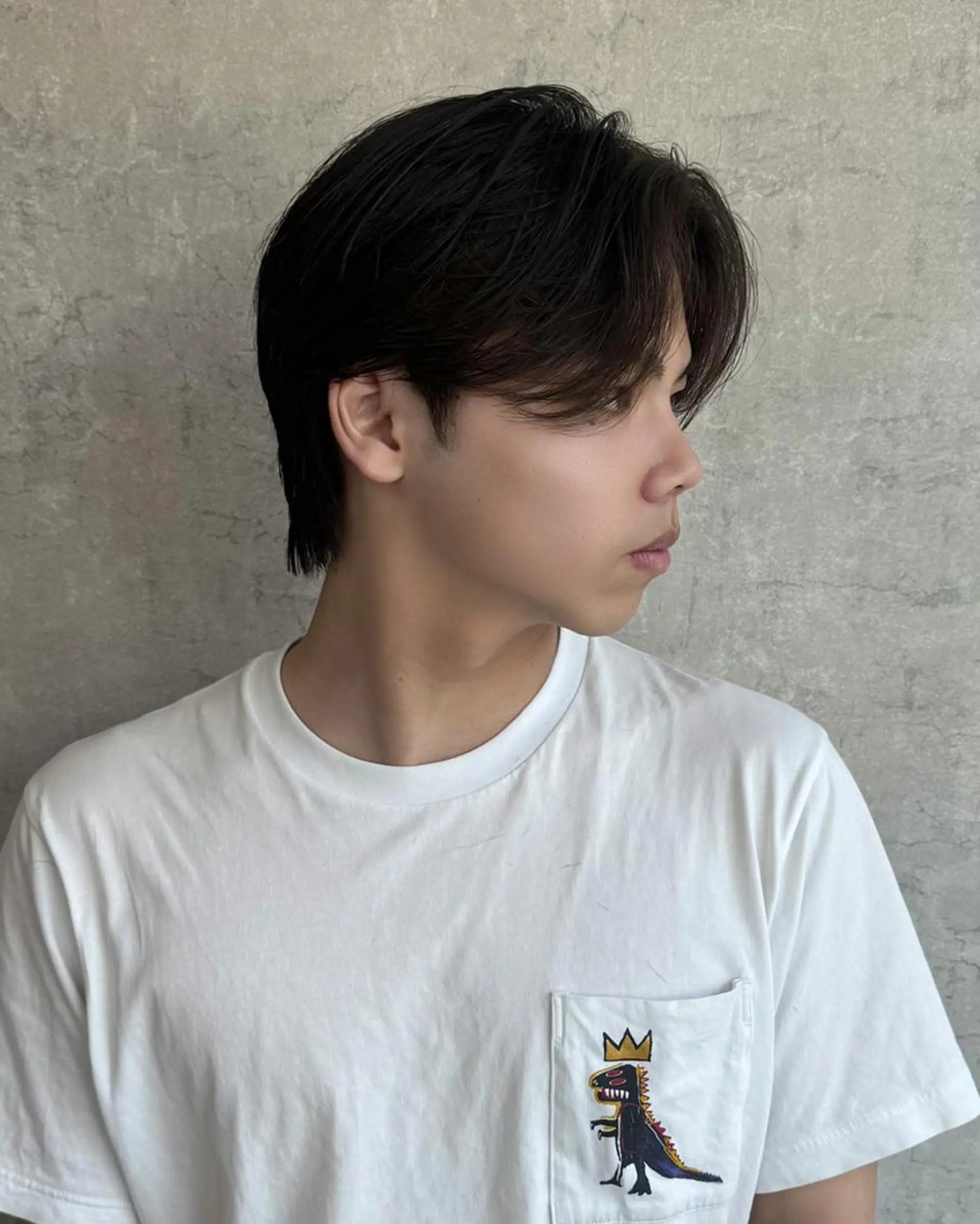 ミディアム ミディアムパーマ 韓国風ヘア カット パーマ トリートメント ヘアセット Men's Eir Kodamaのヘアスタイル