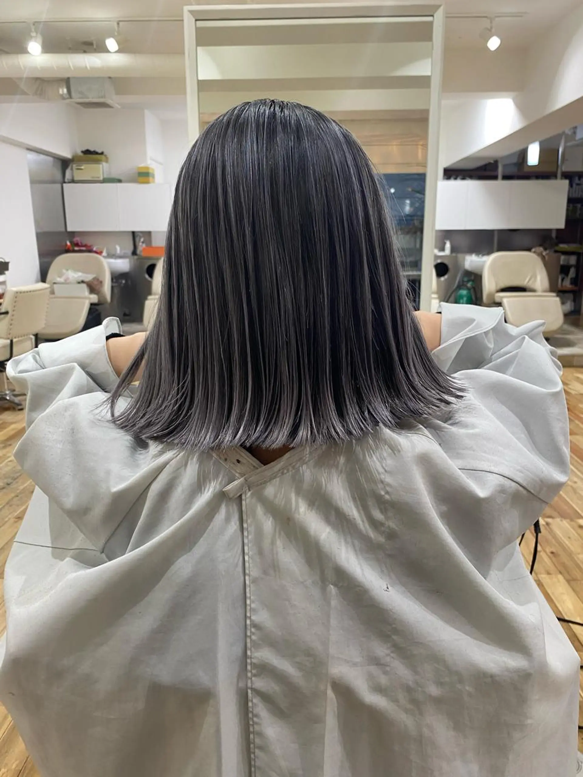 ミディアム カラー ヘアアレンジ 久米 治仁のヘアスタイル