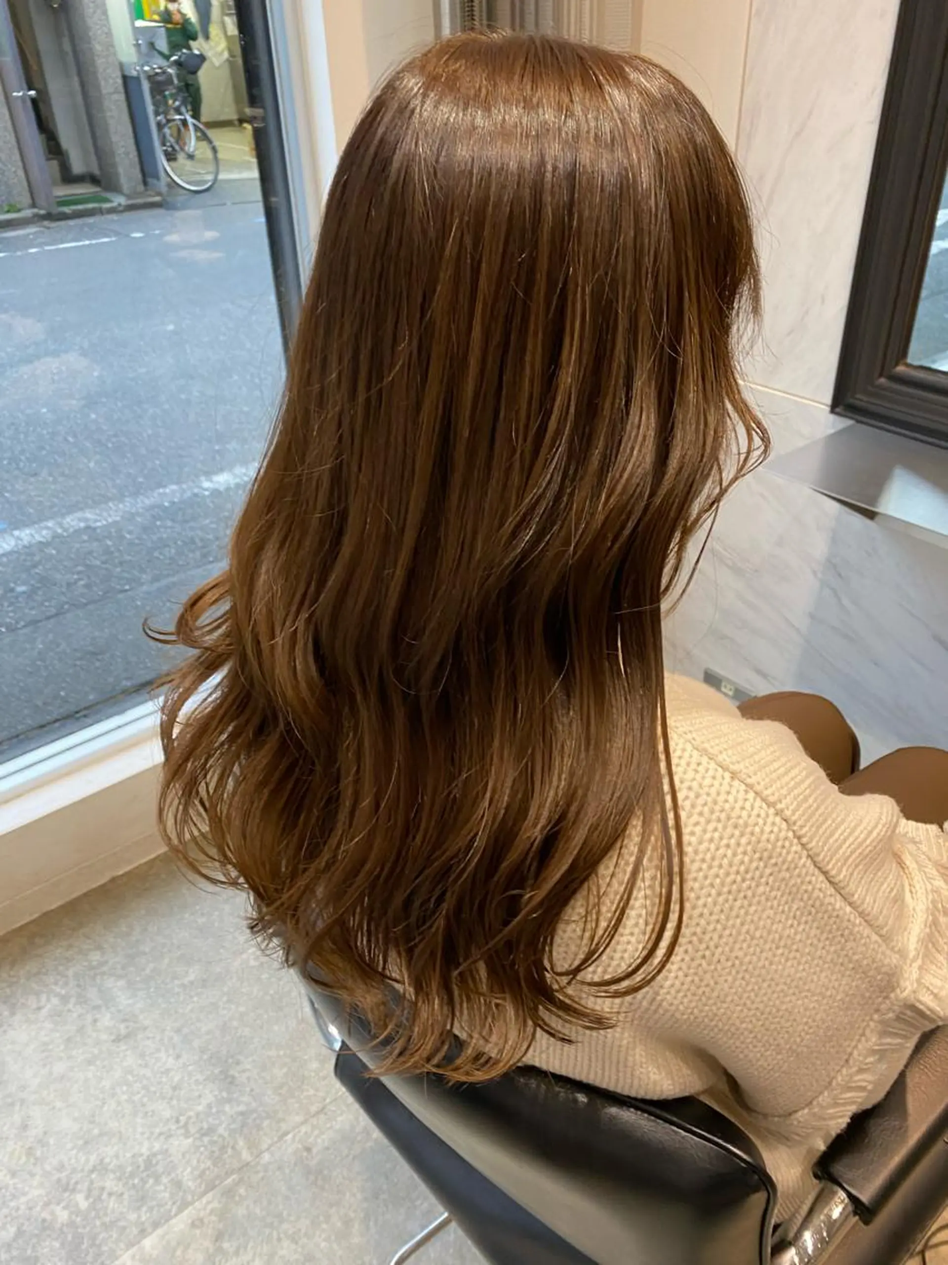 ロング カラー ブラウンカラー 透明感カラー モカブラウン 増子 祐太朗のヘアスタイル