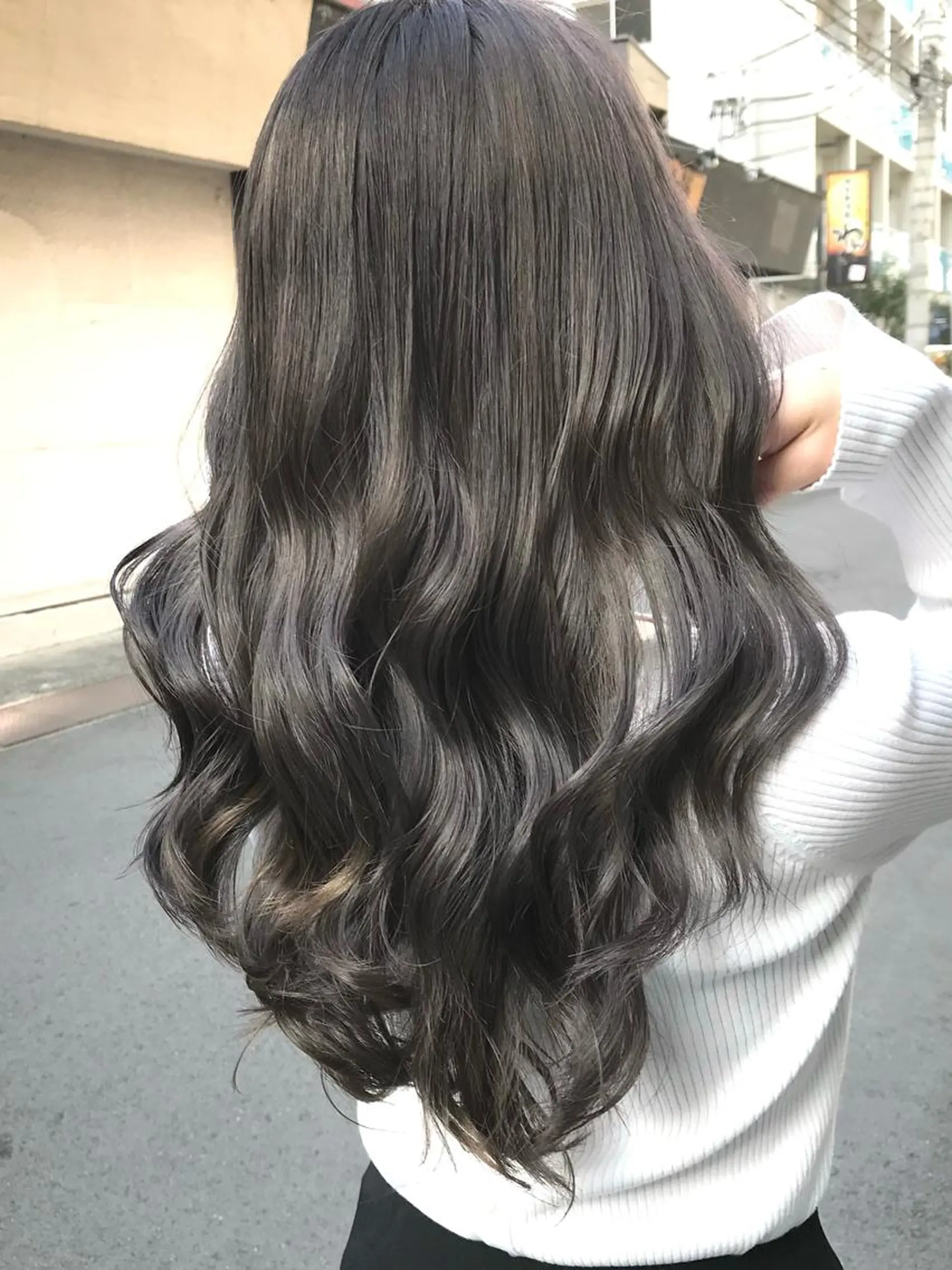 ロング カラー 透明感カラー グレージュ 💎透明感カラー特化 💎TAISEIのヘアスタイル